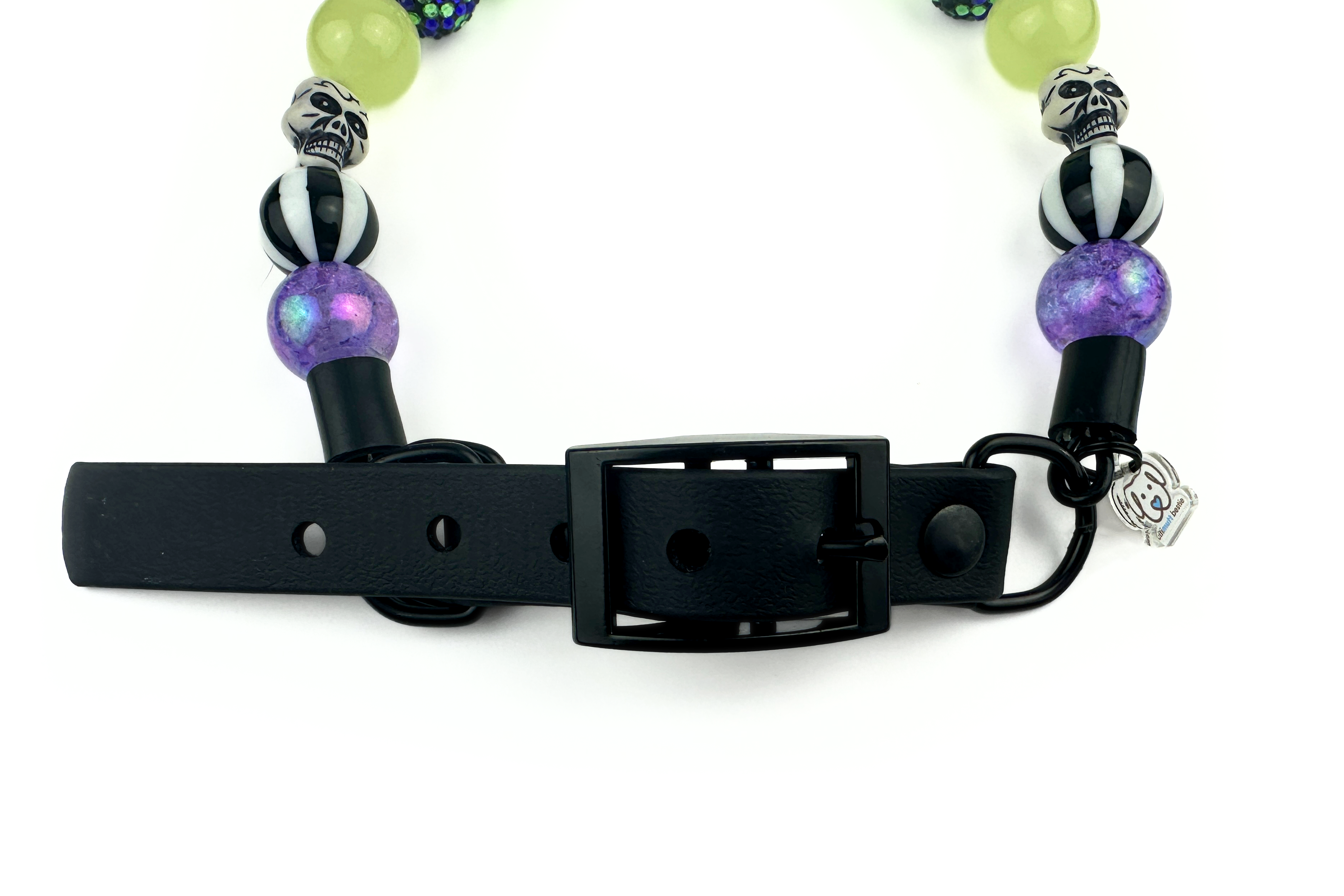 My Boo Glow Adjustable Bead Dog Collar