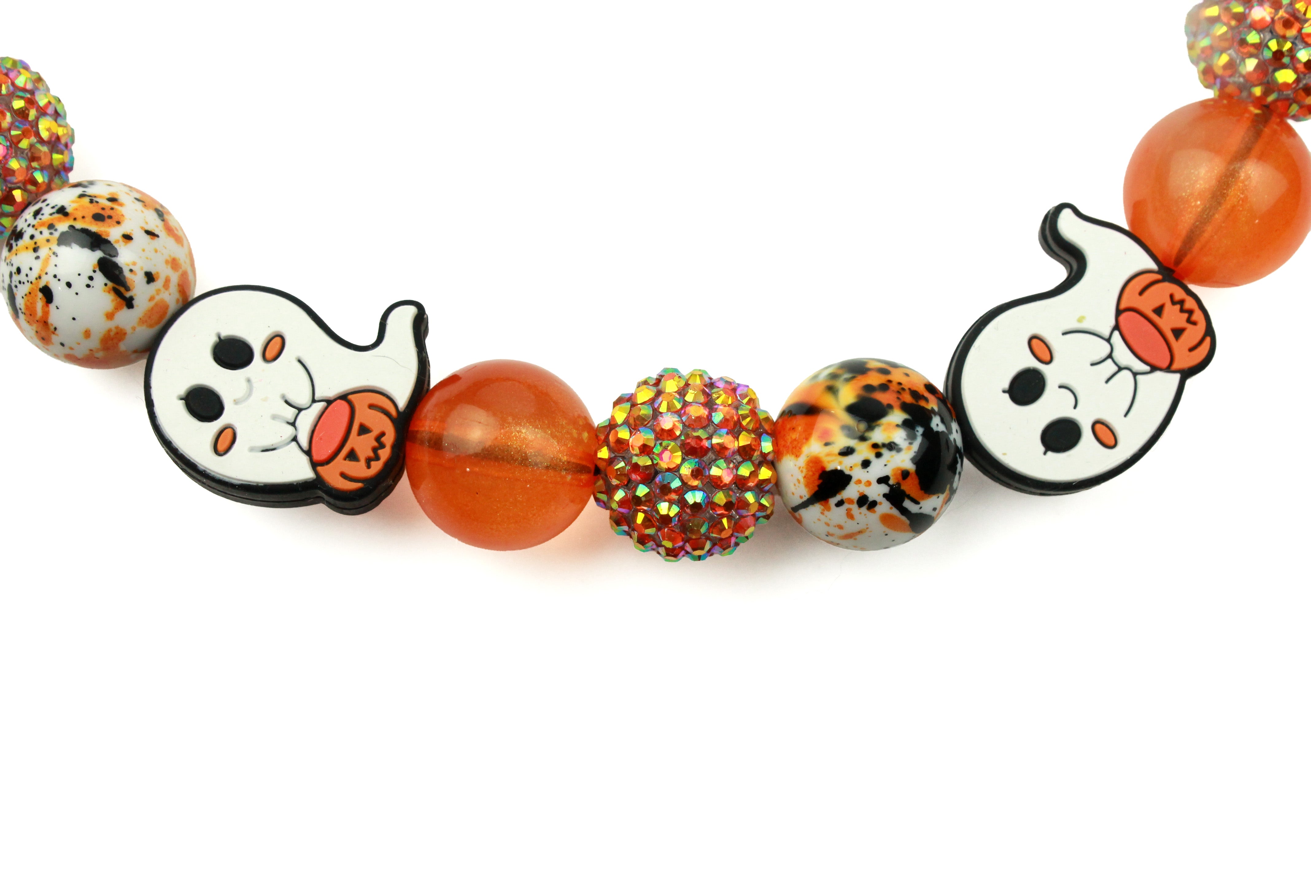 Boo Basket Bead Dog Collar