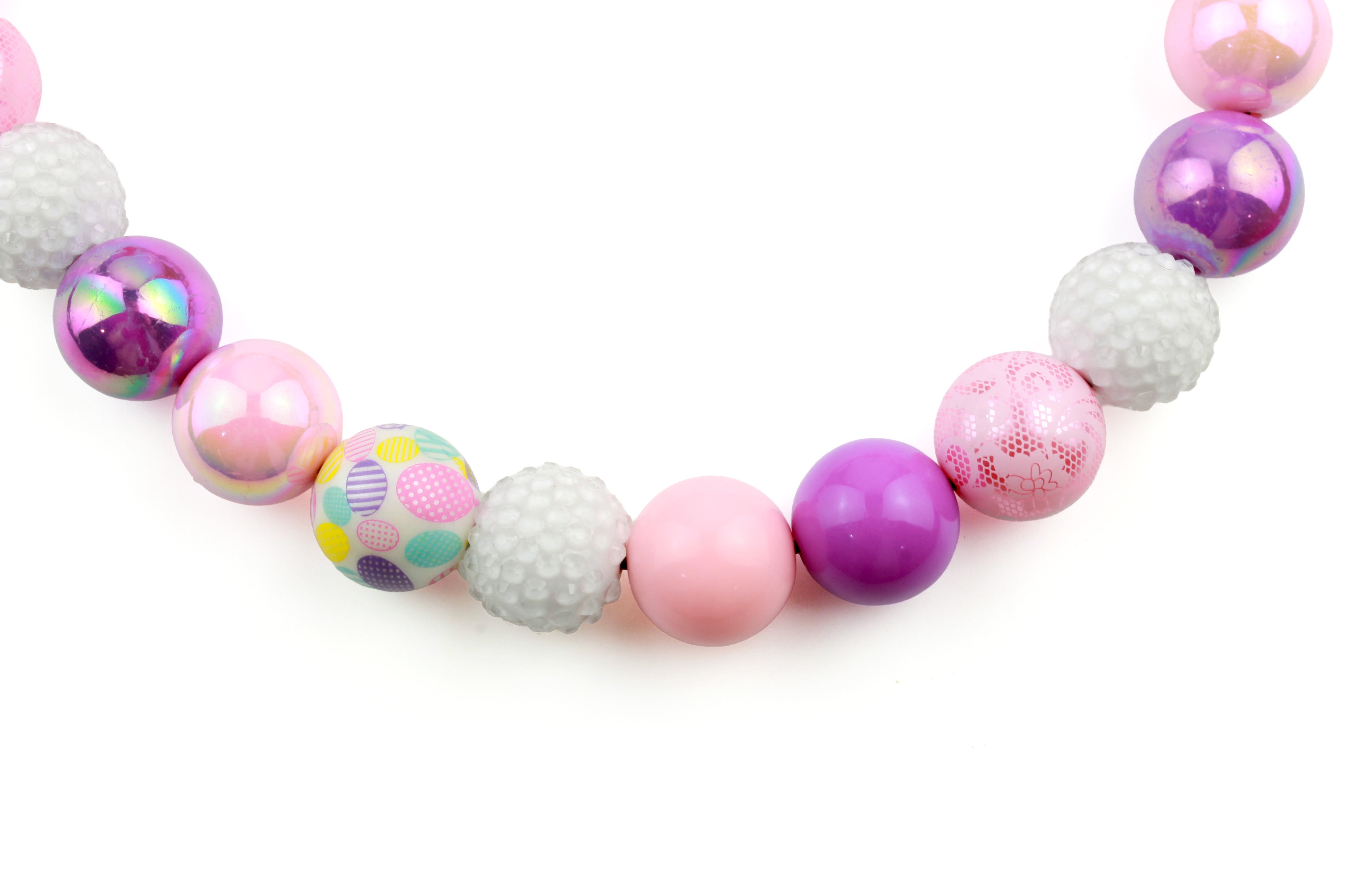 Bunny Kisses Bead Dog Collar