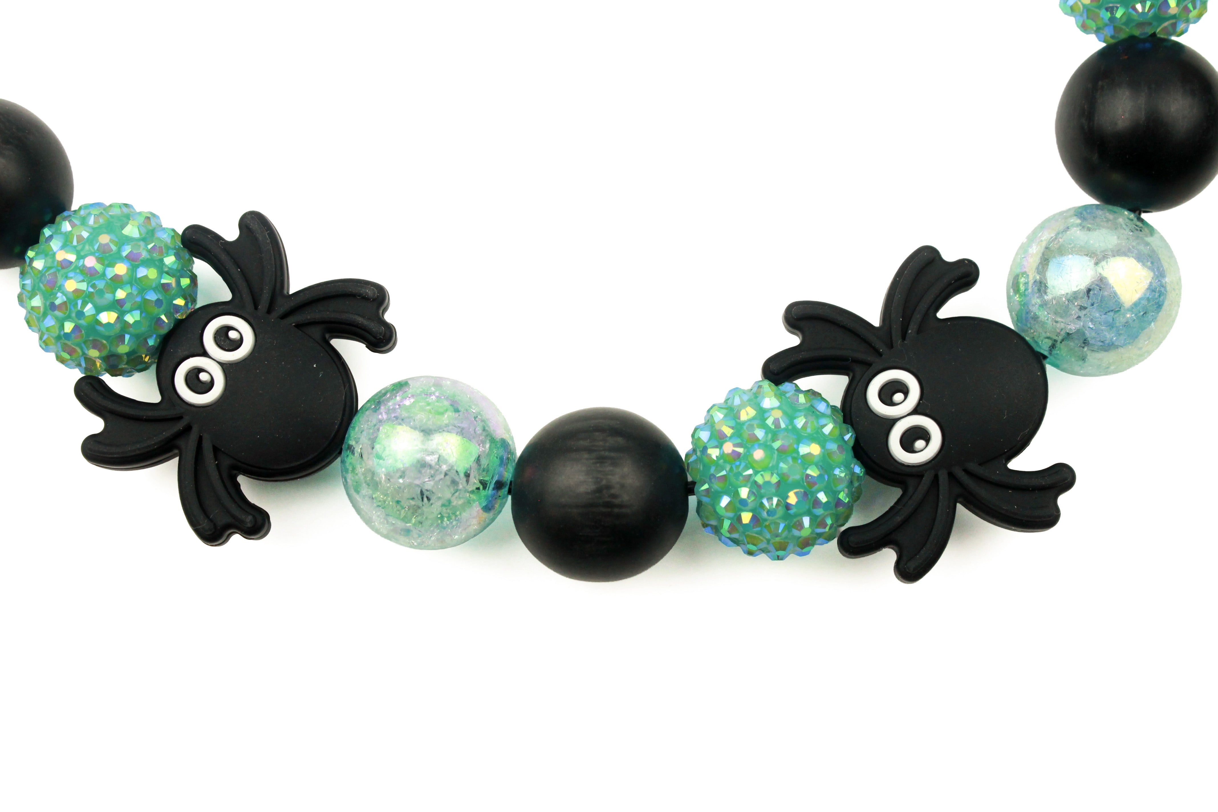 Cobweb Cutie Bead Dog Collar