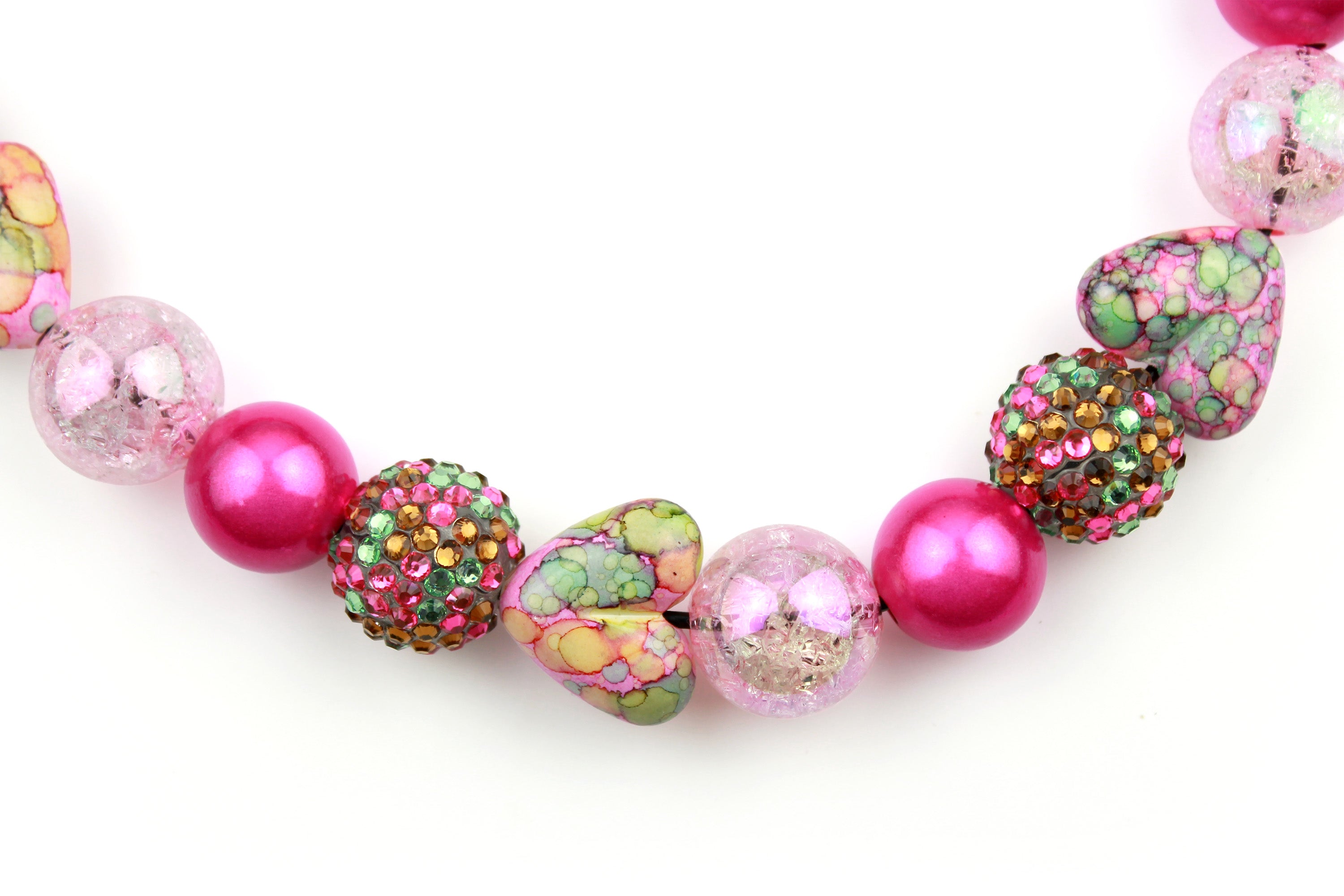 Cupid's Cutie Bead Dog Collar
