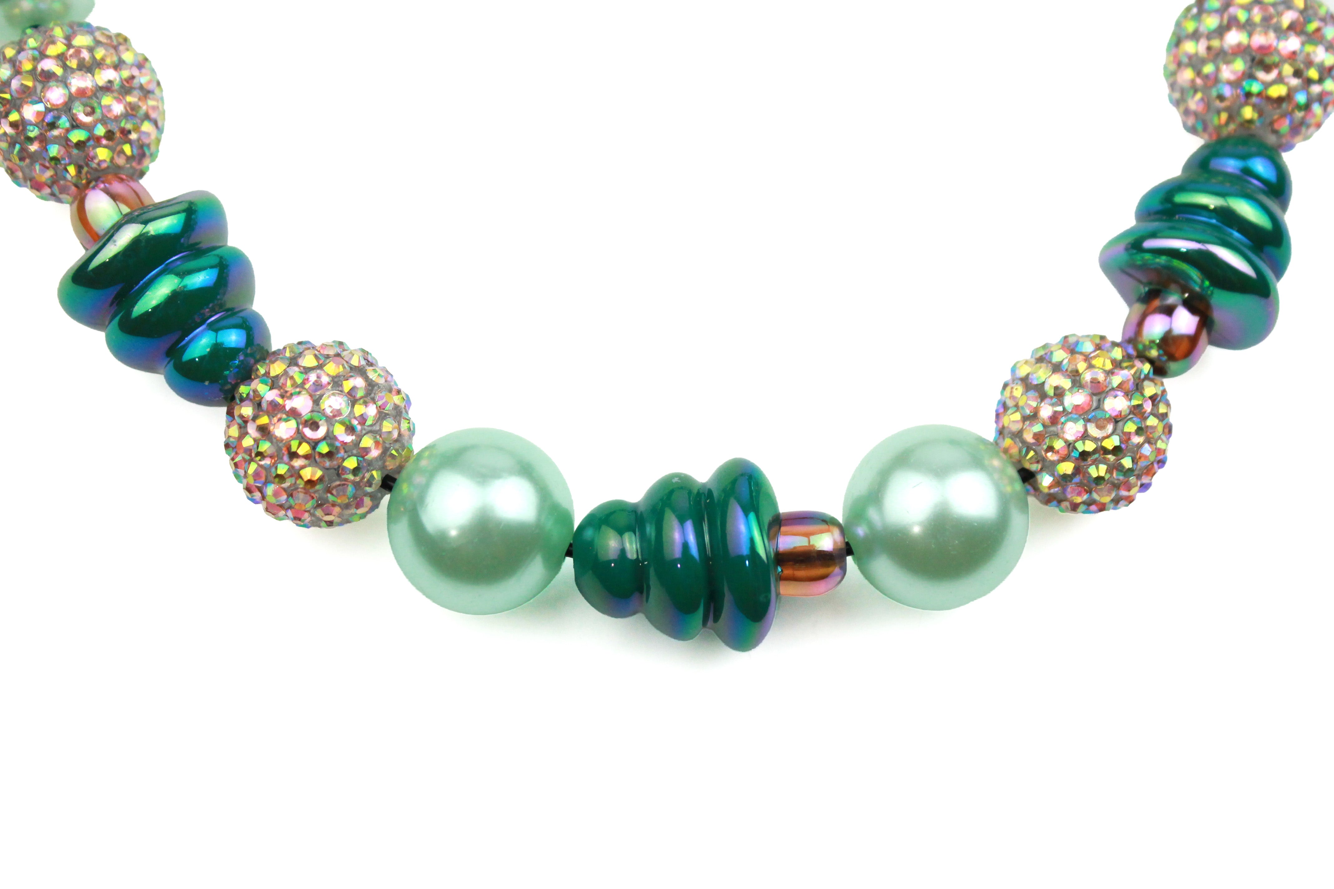 Frost & Fir Bead Dog Collar