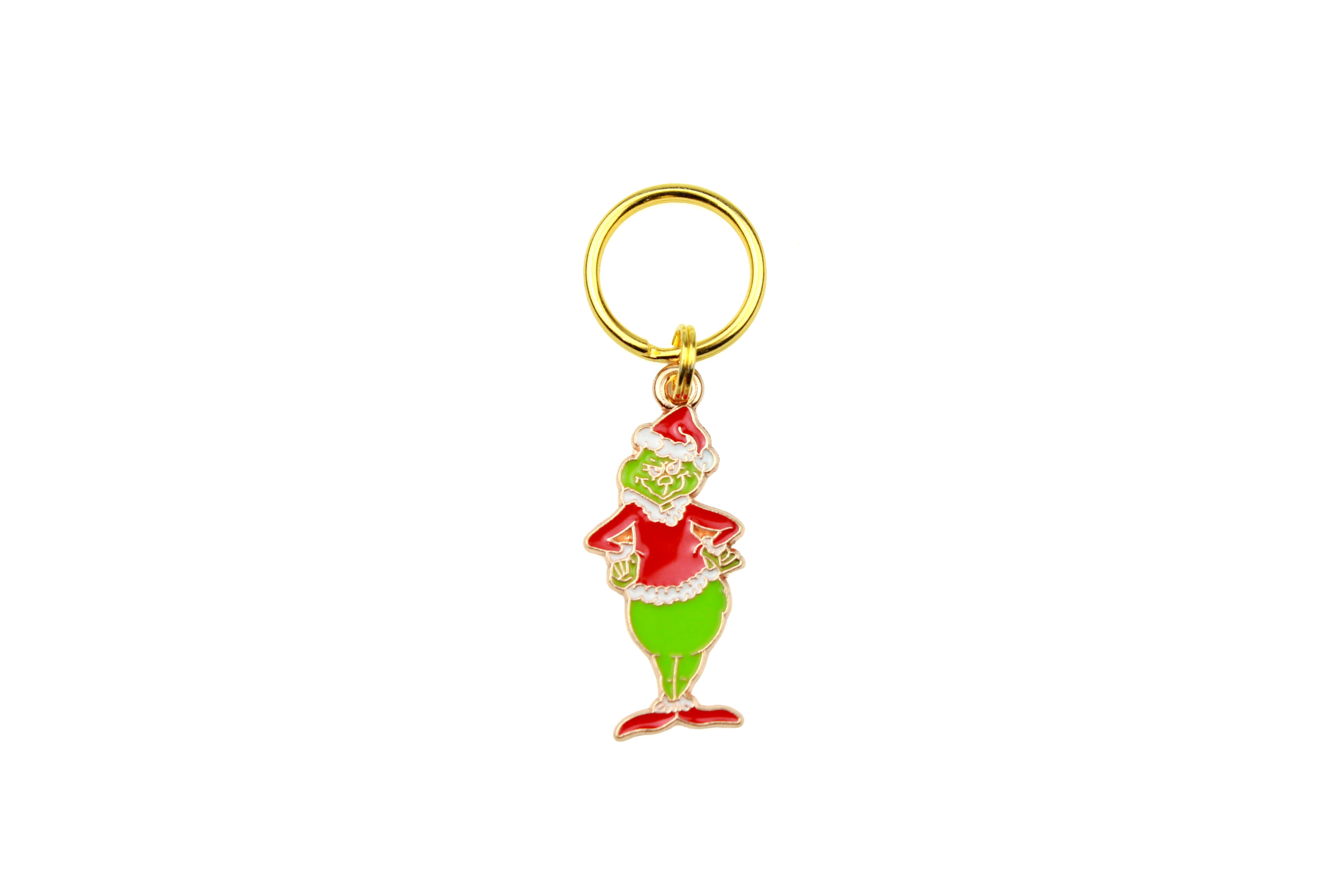 Grinch Collar Charm