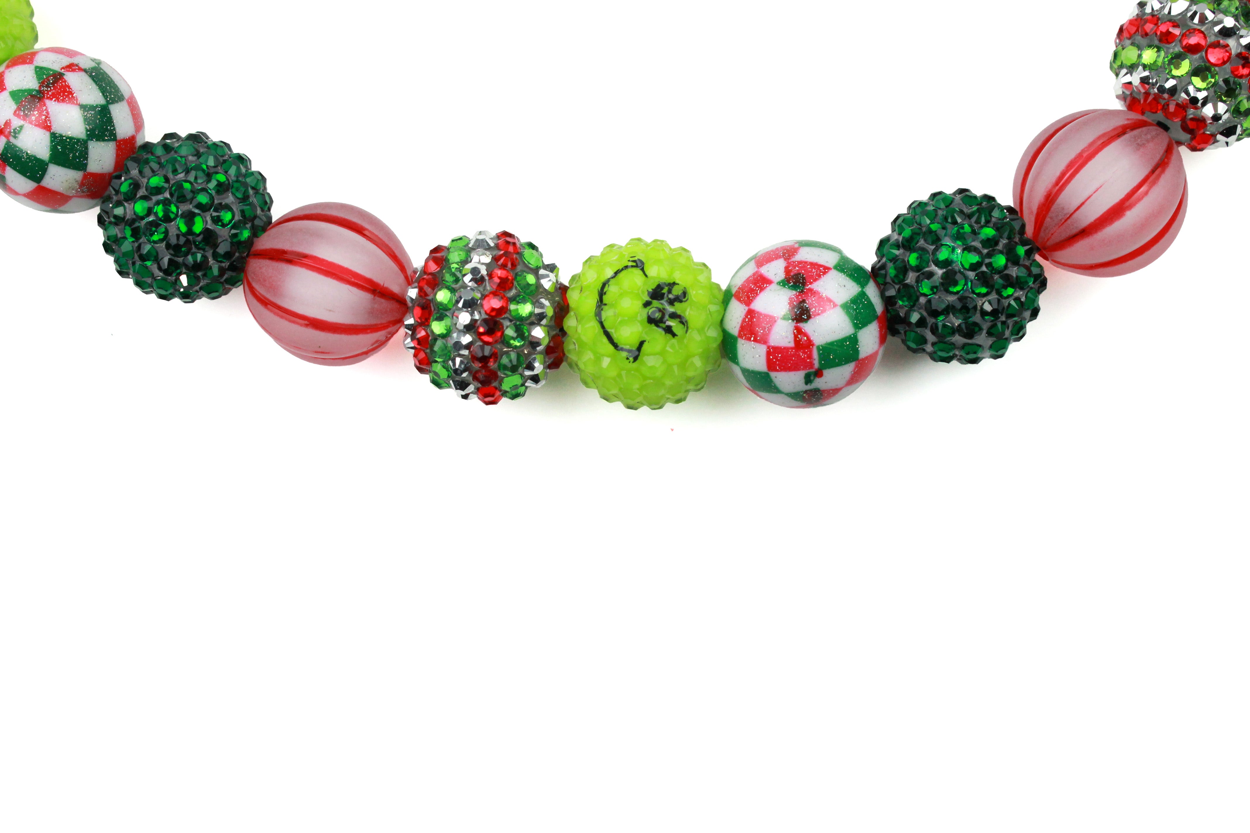 Grinch Mode Bead Dog Collar