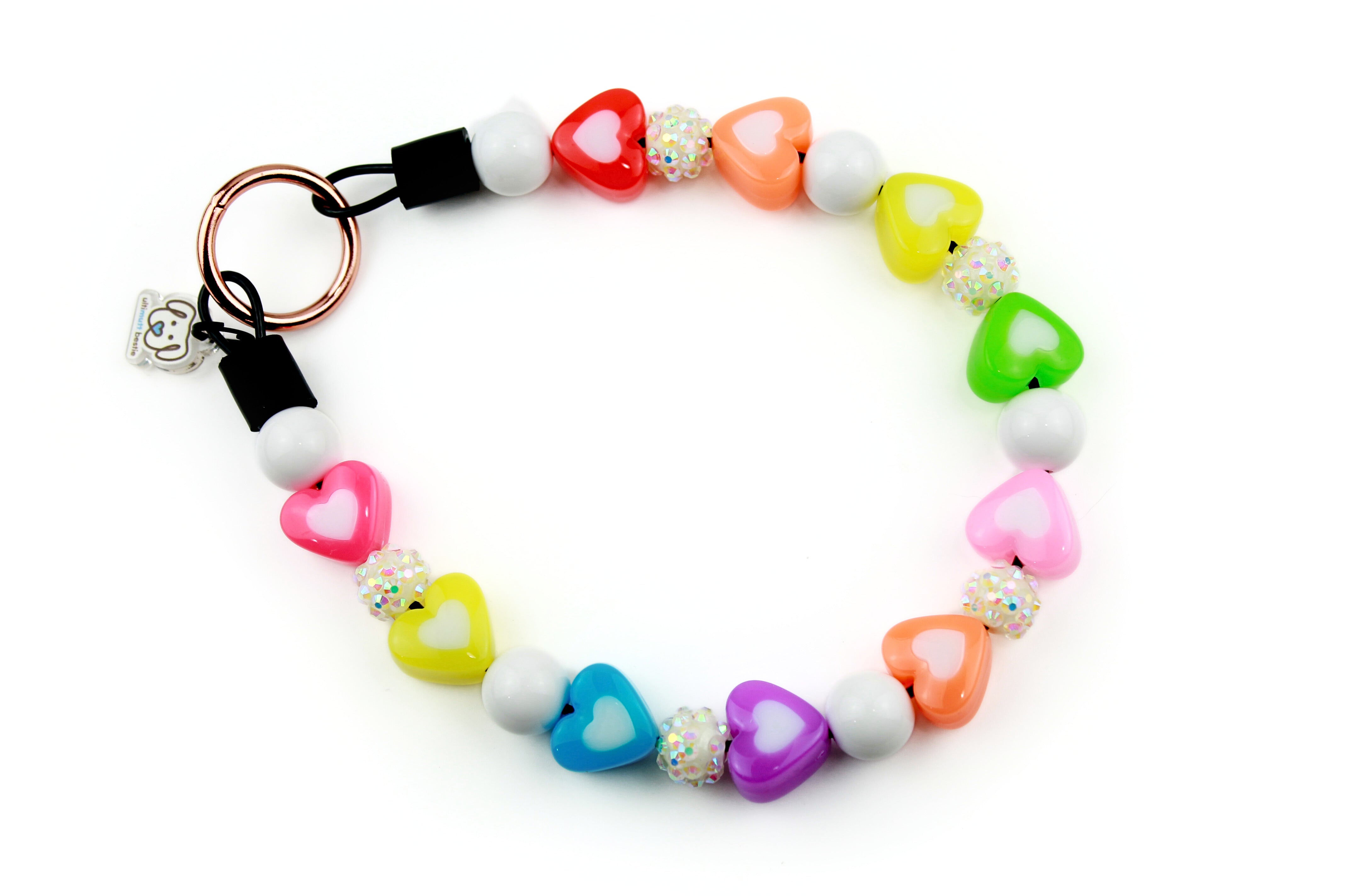 Mini Heart of Mine Beaded Dog Collar