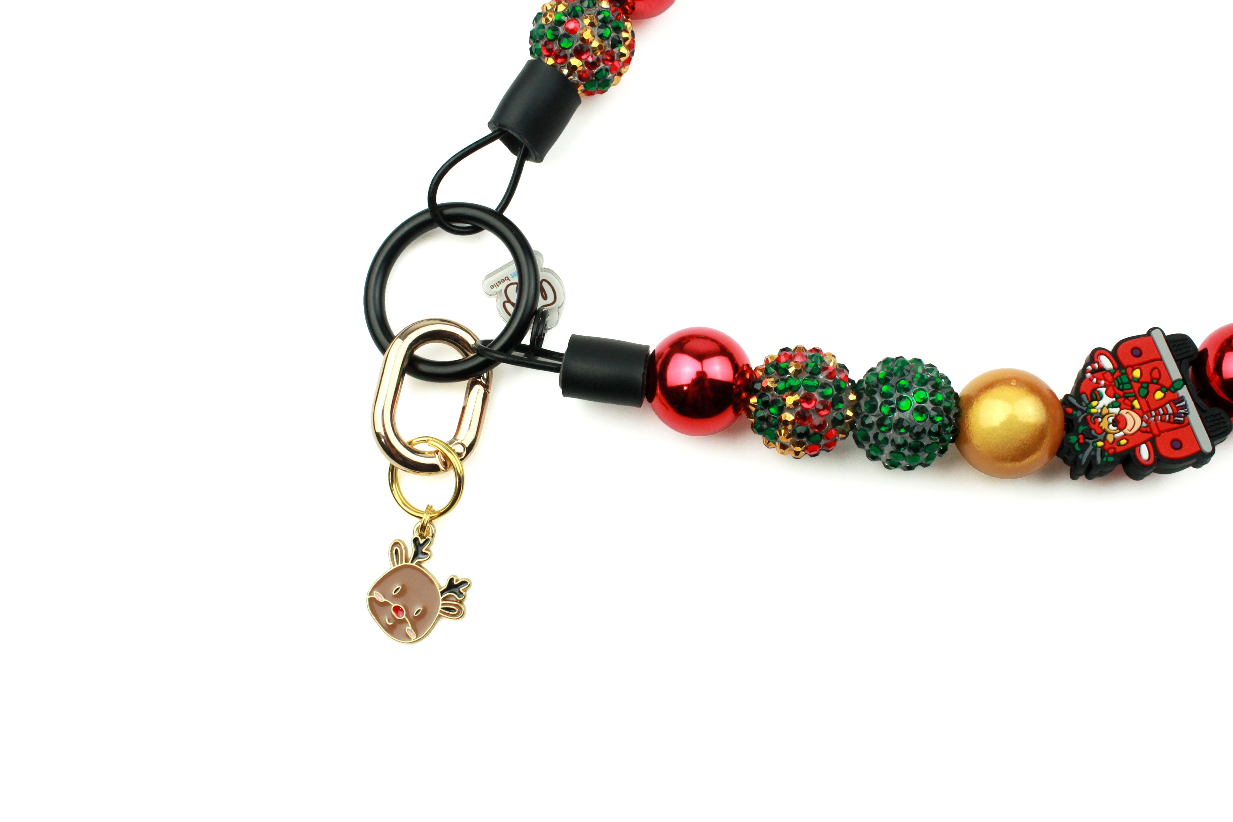 Jingle All the Way Bead Dog Collar