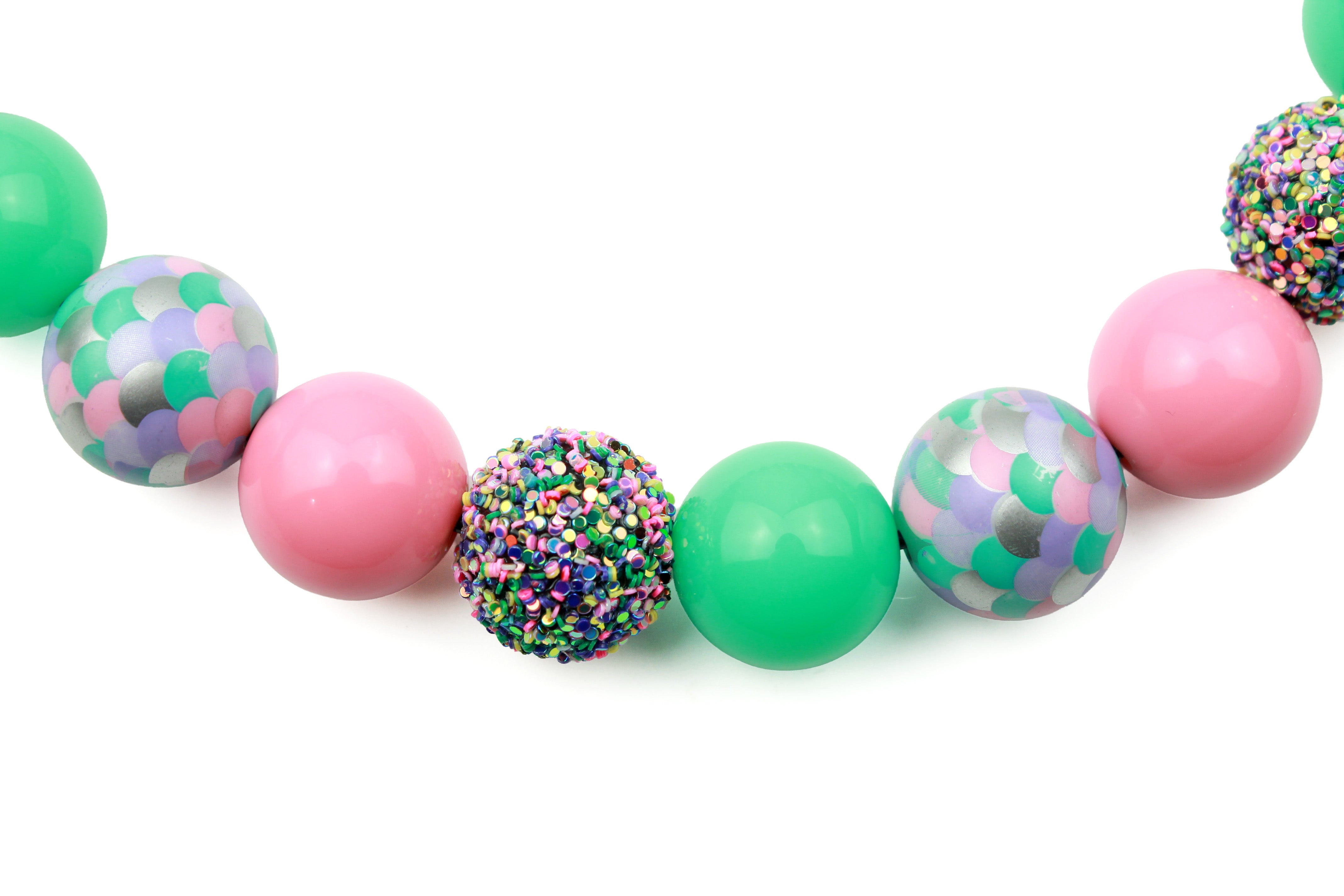 Mermaid Kisses Bead Dog Collar