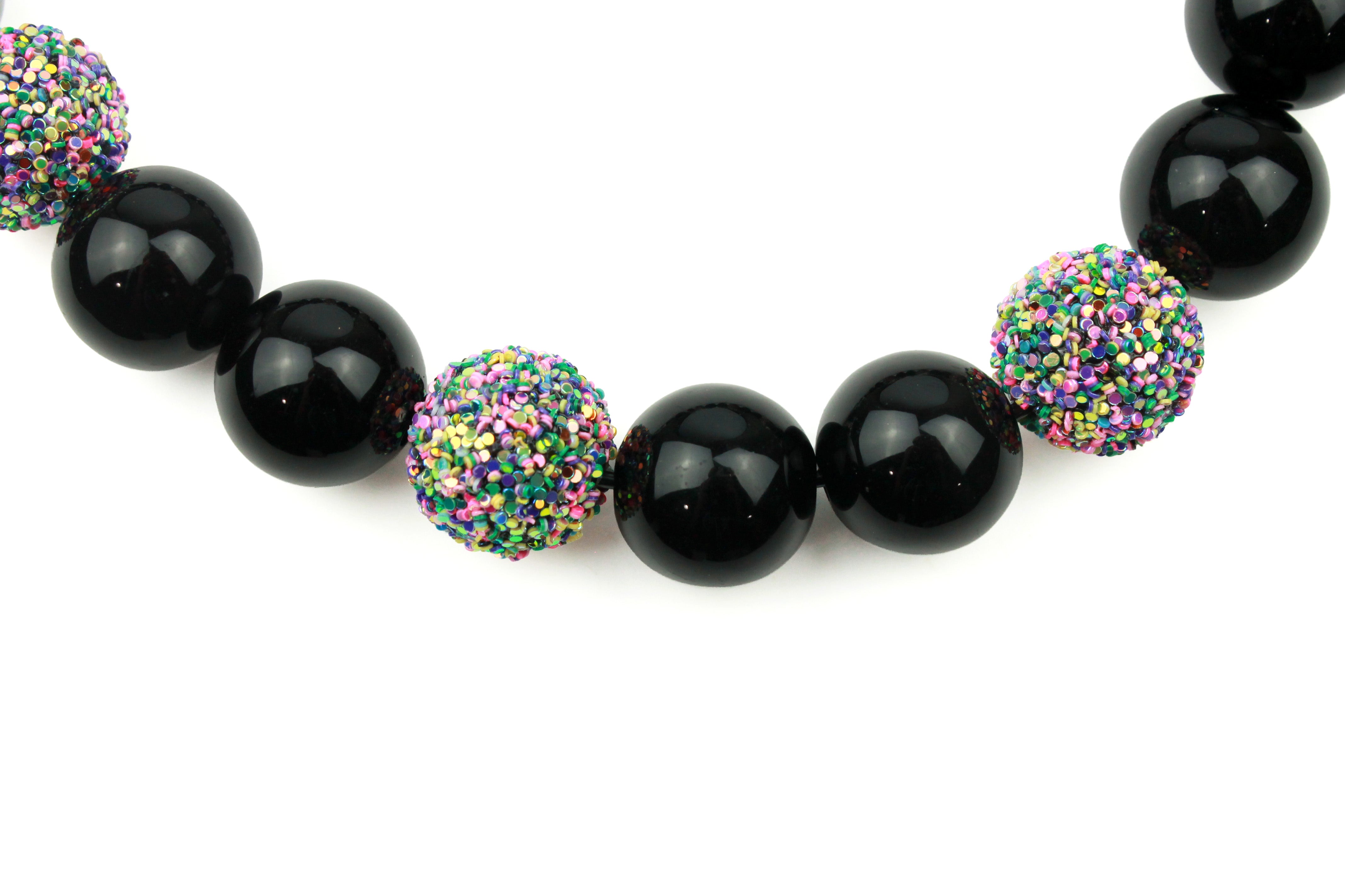 Moonlit Mischief Bead Dog Collar