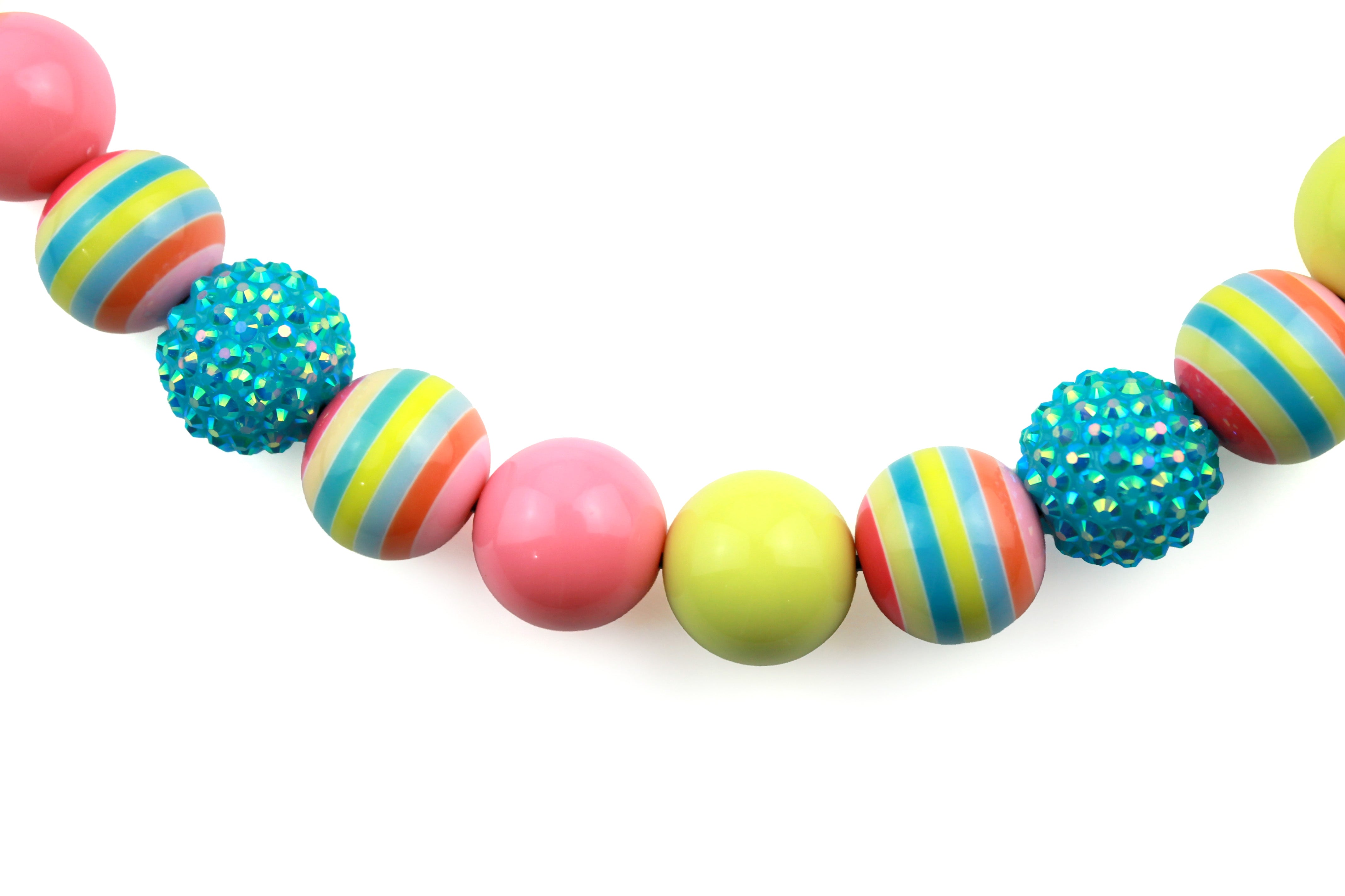 Painted Petals Bead Dog Collar