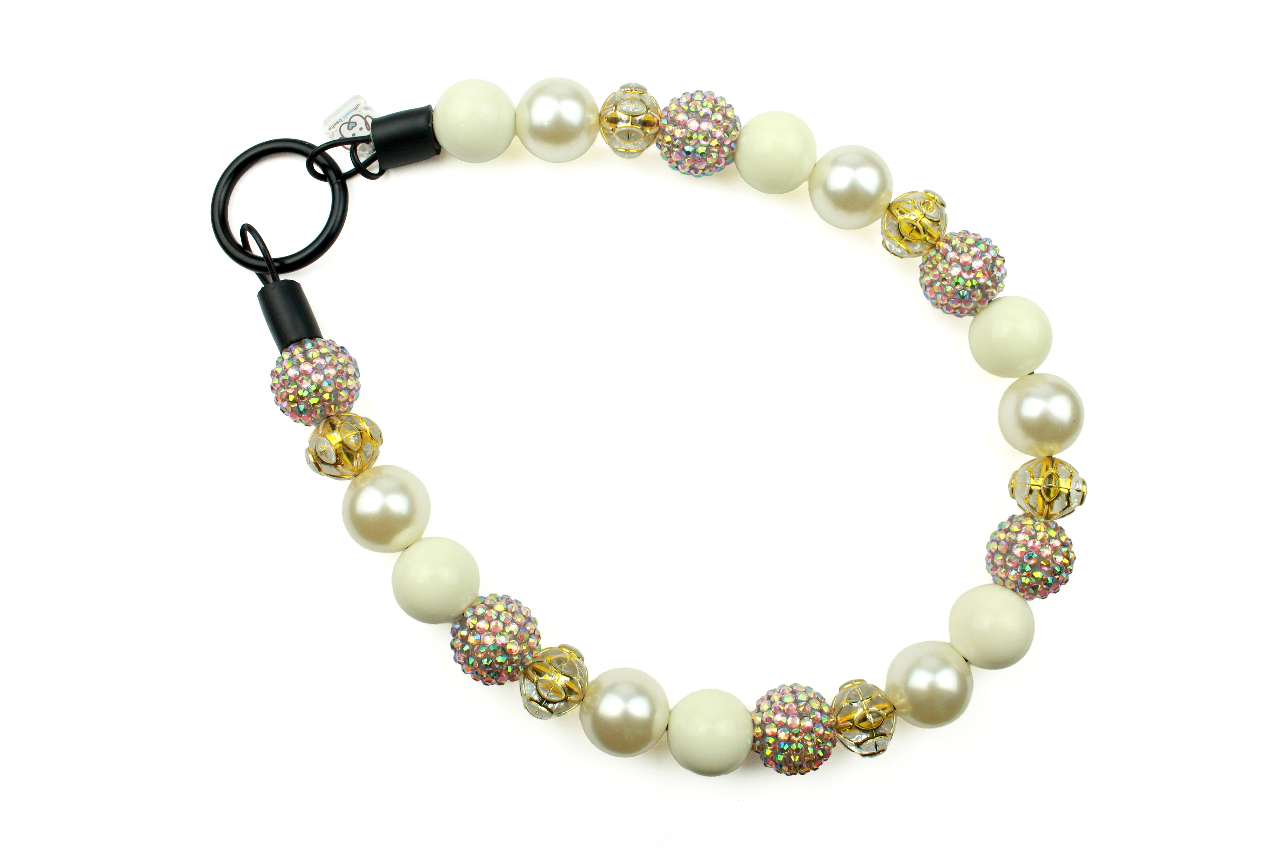 Pearly Christmas Bead Dog Collar