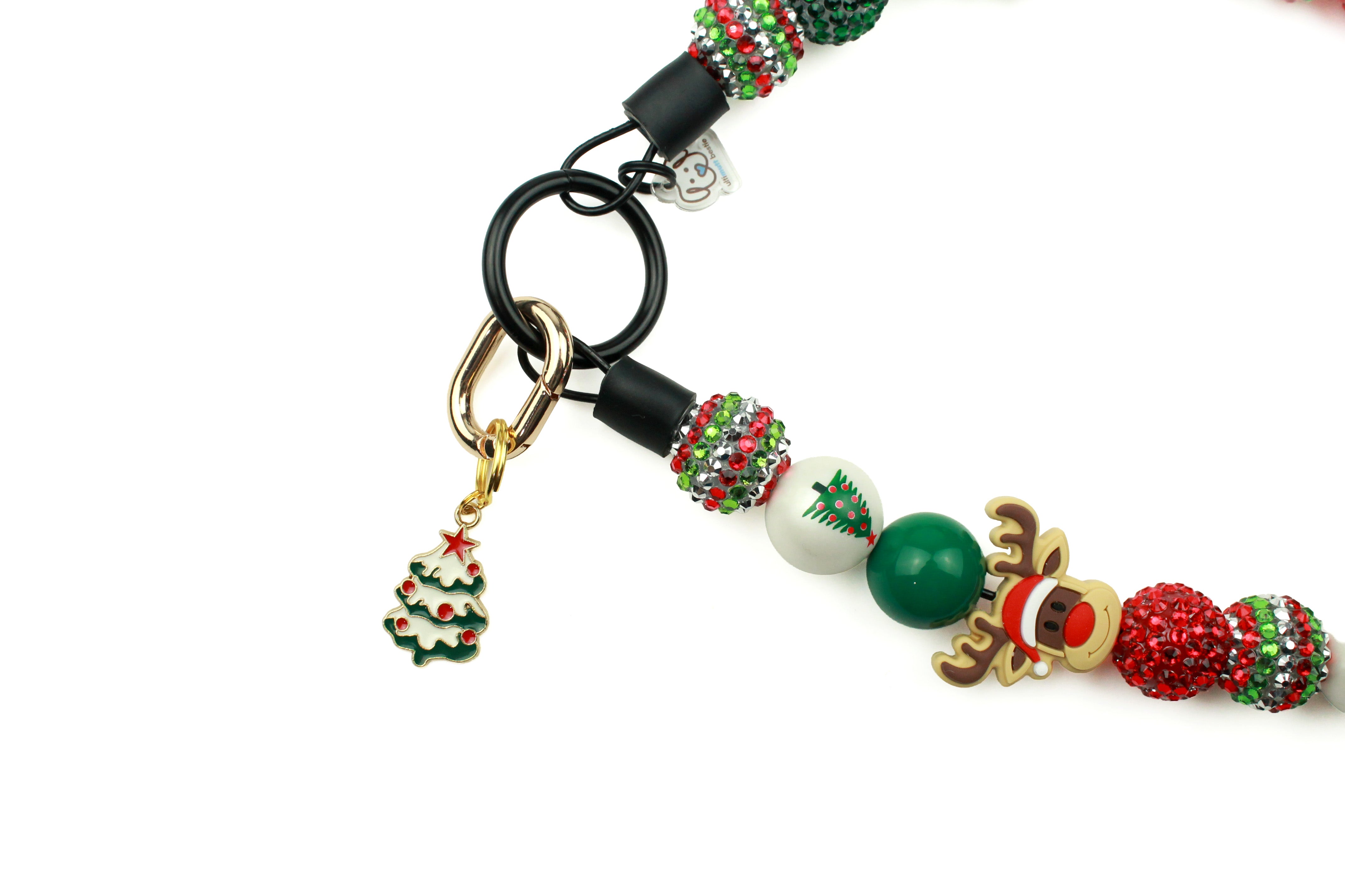 Snowy Christmas Tree Collar Charm