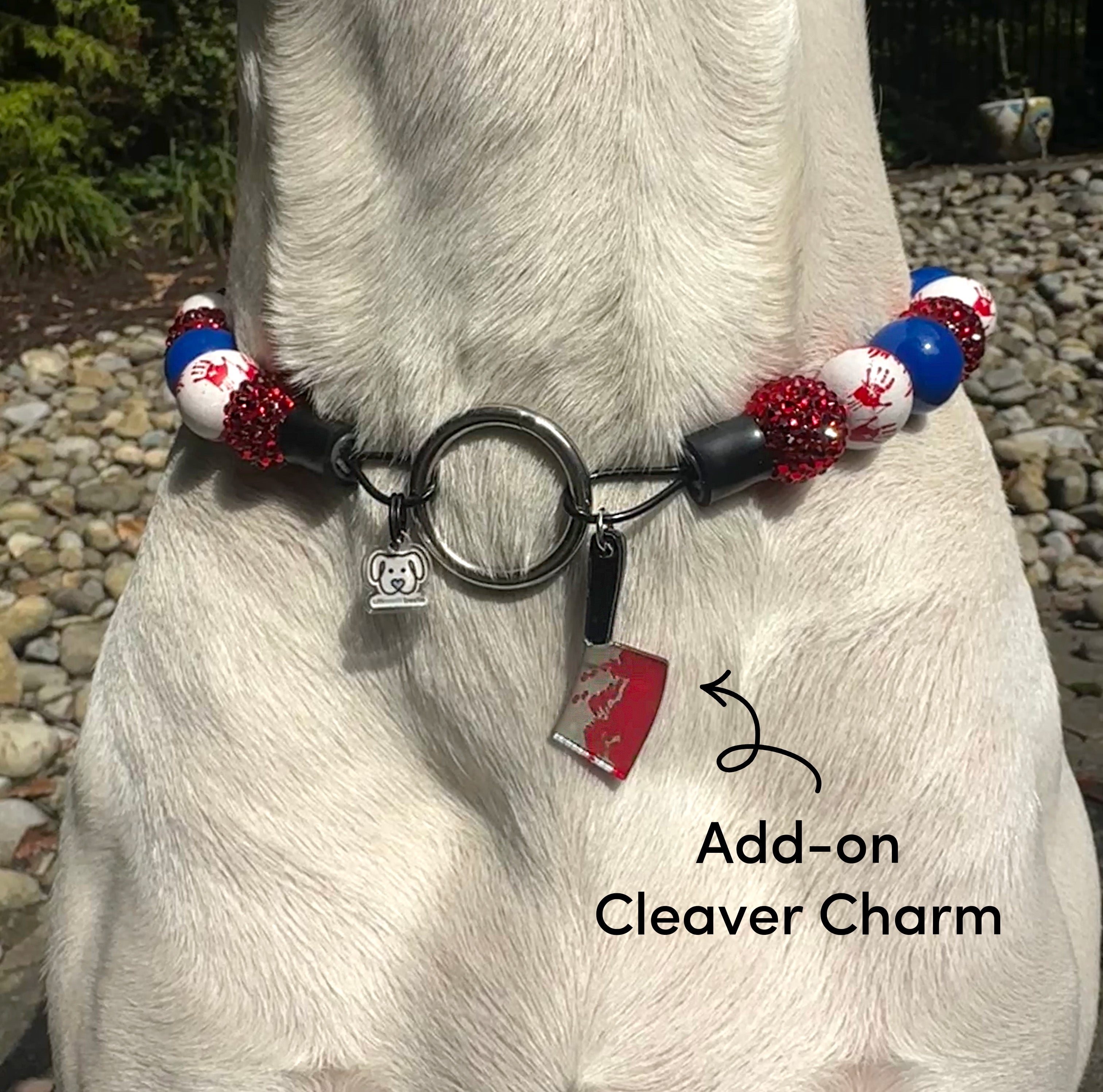 Slasher Season Bead Dog Collar
