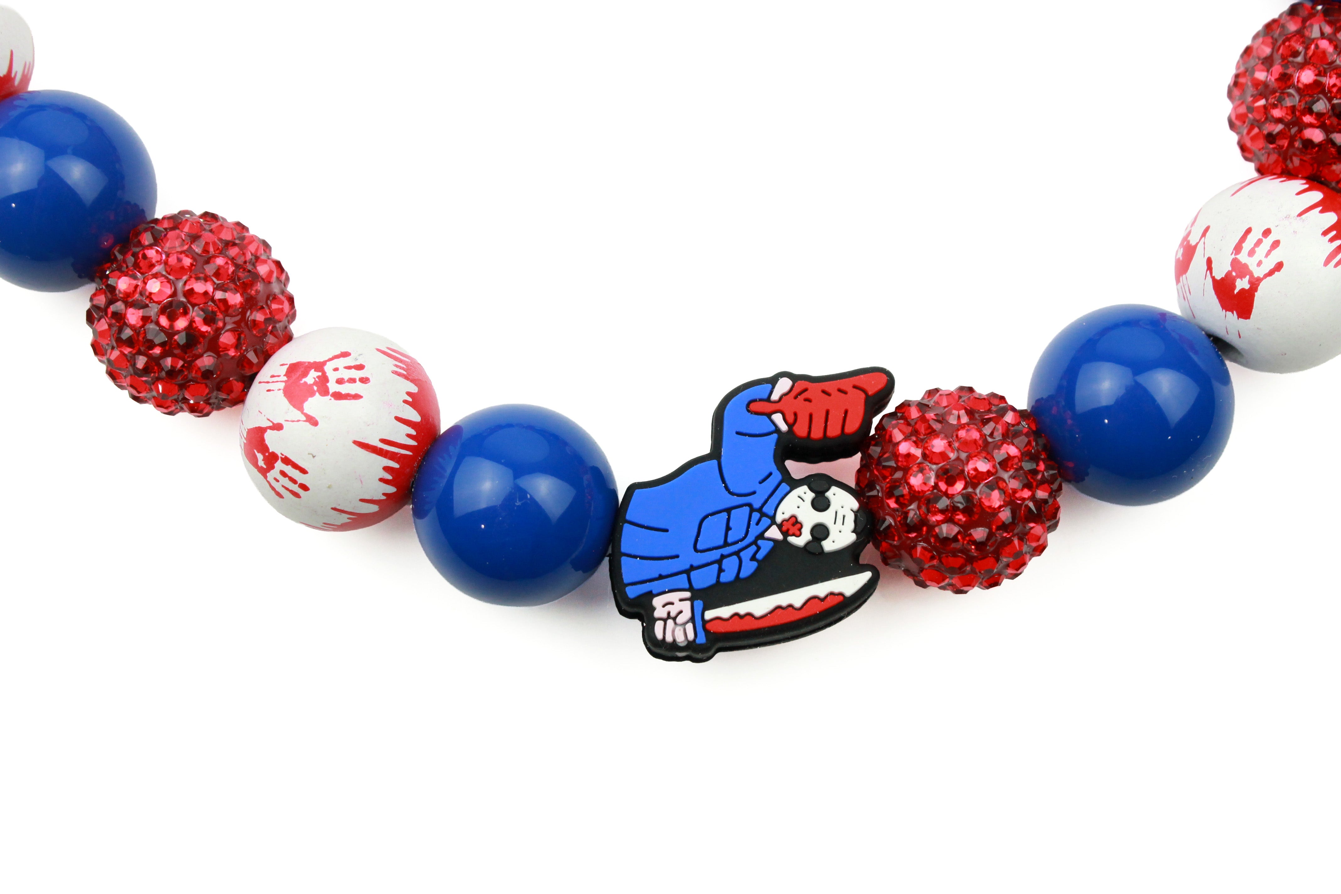 Slasher Season Bead Dog Collar