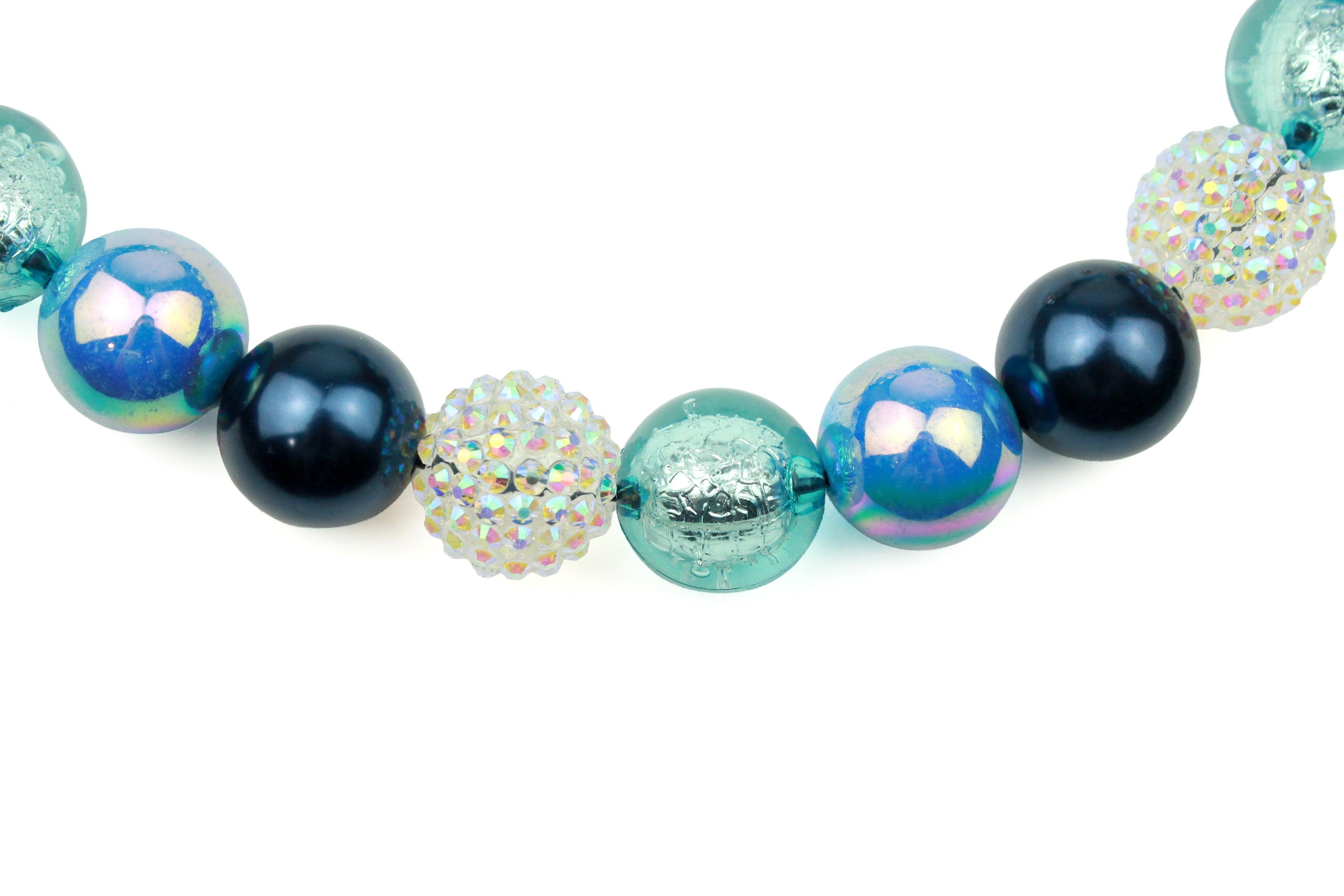 Snow Day Bead Dog Collar