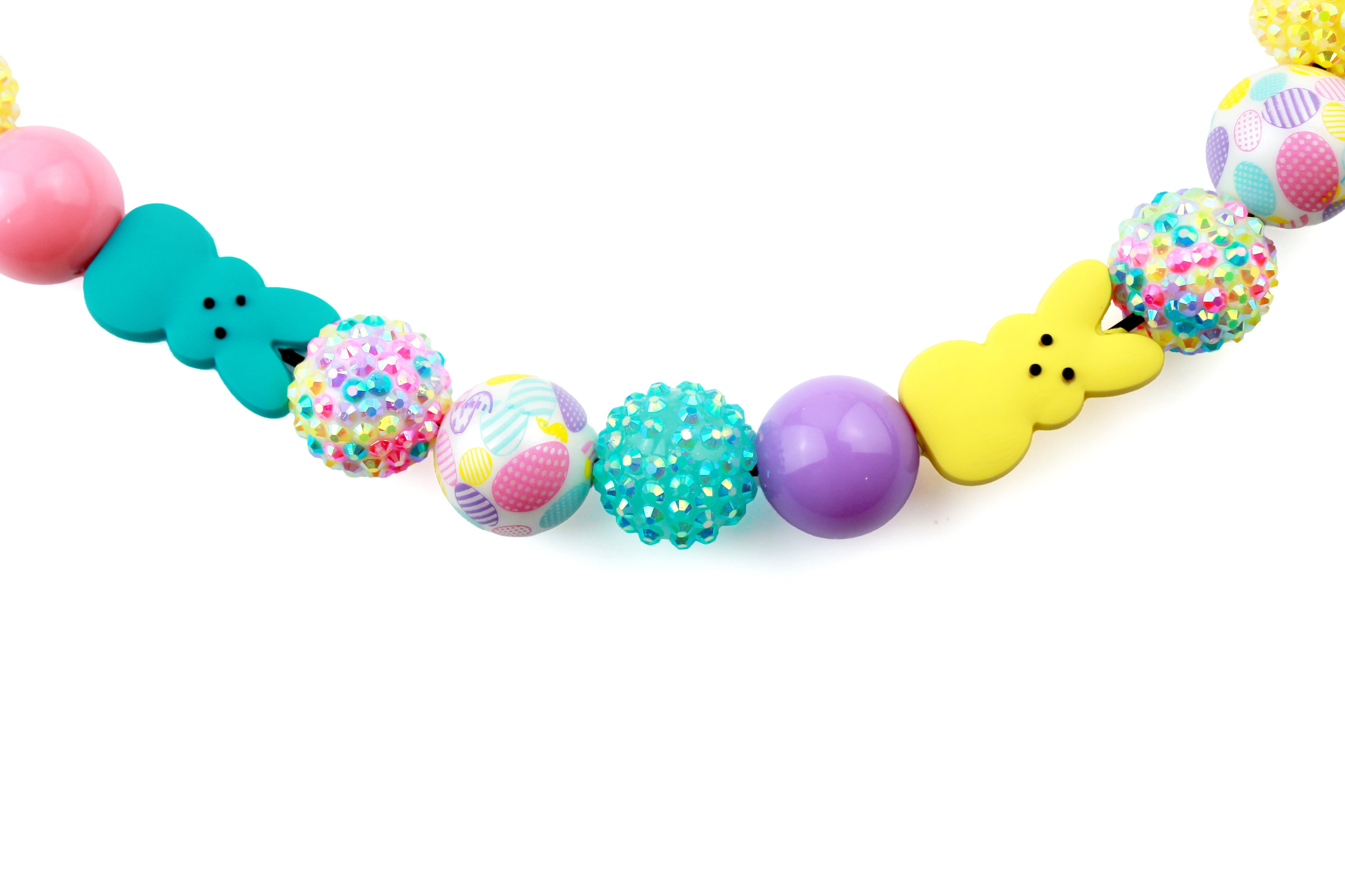 Sweet Peep Bead Dog Collar