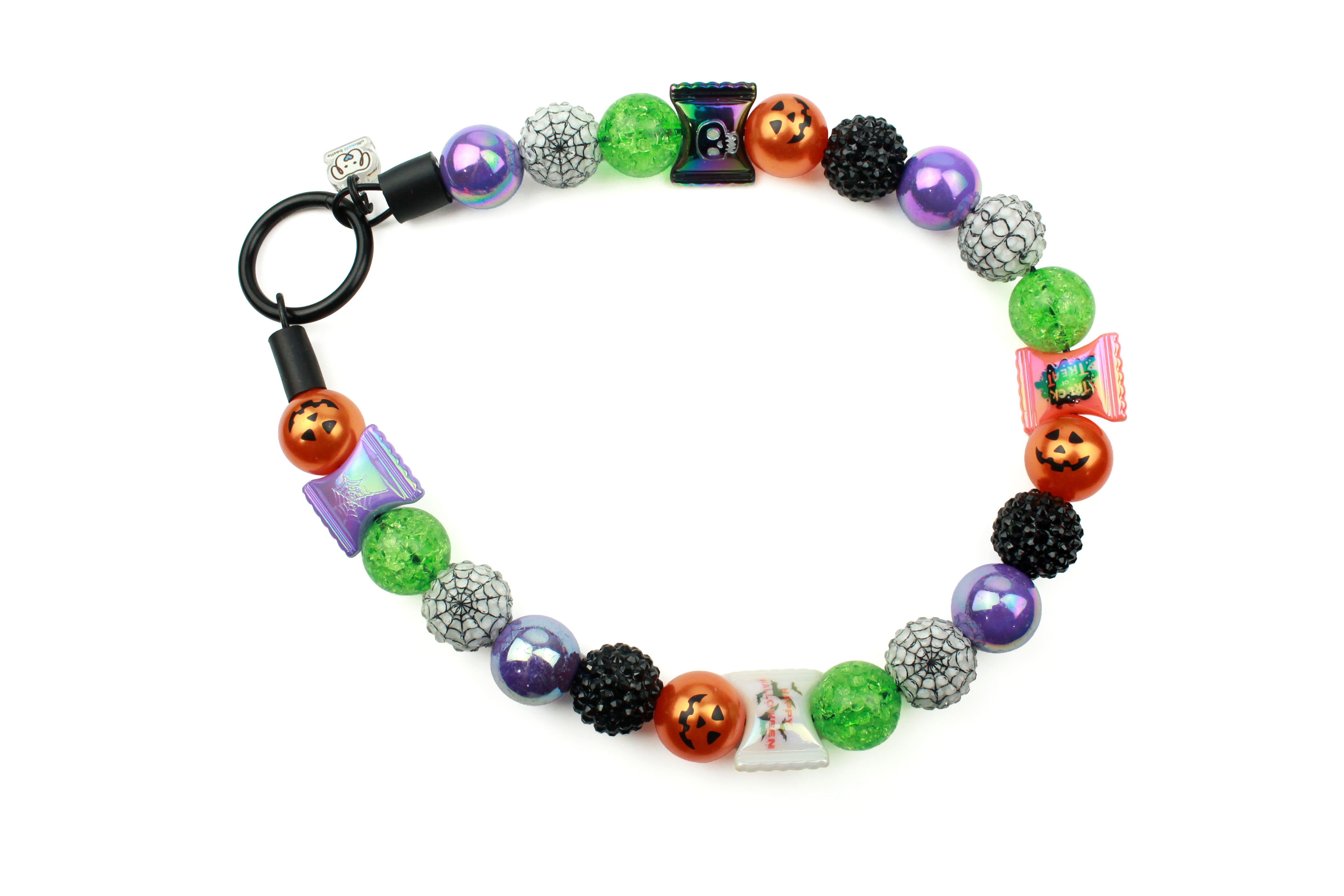 Trick or Treat Bead Dog Collar