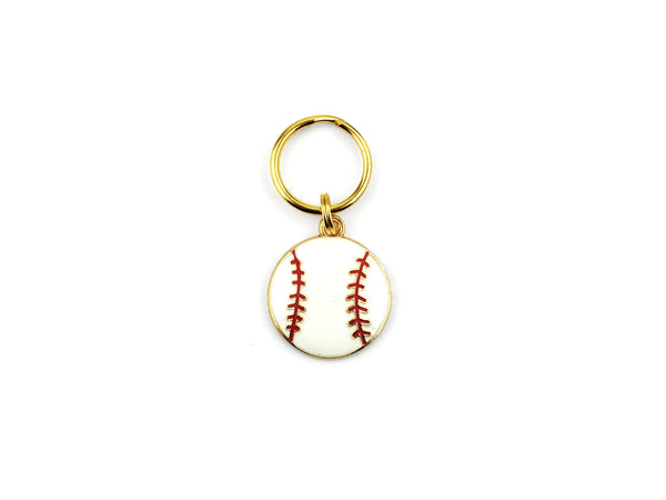 Baseball Collar Charm