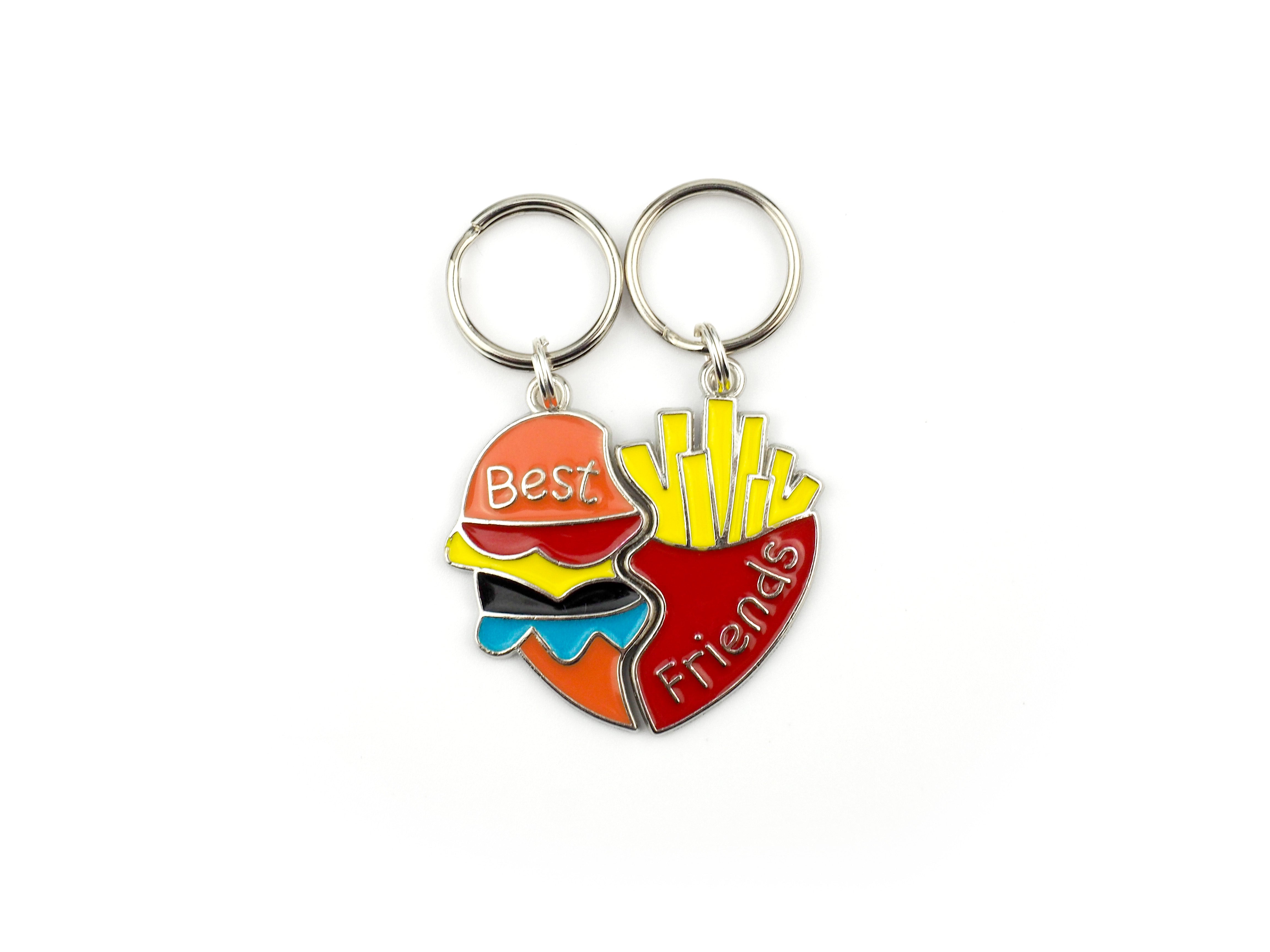 BFF Burger & Fries Collar Charm