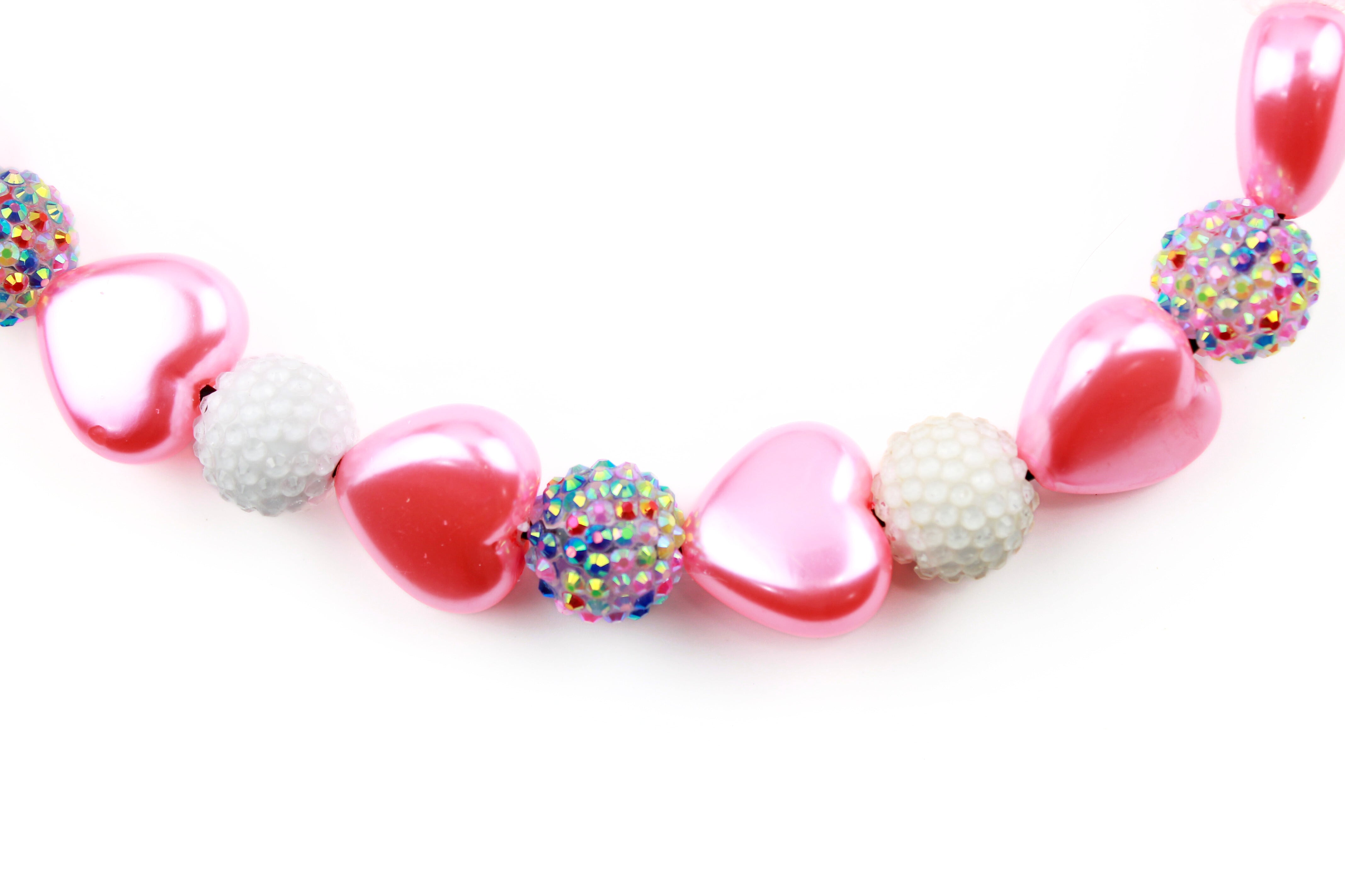 Heart's Delight Beaded Dog Collar