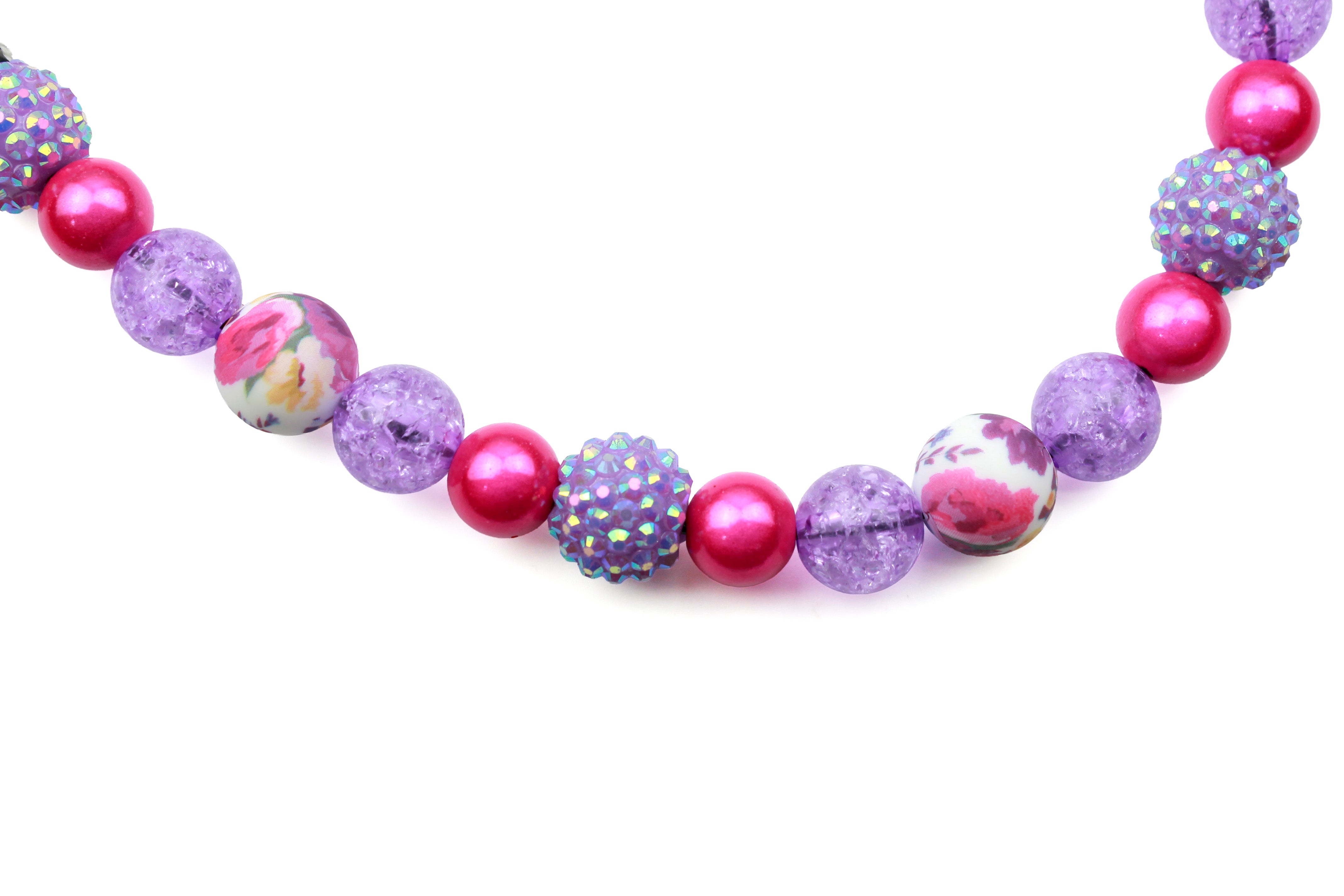 Mini Tropical Bloom Bead Dog Collar