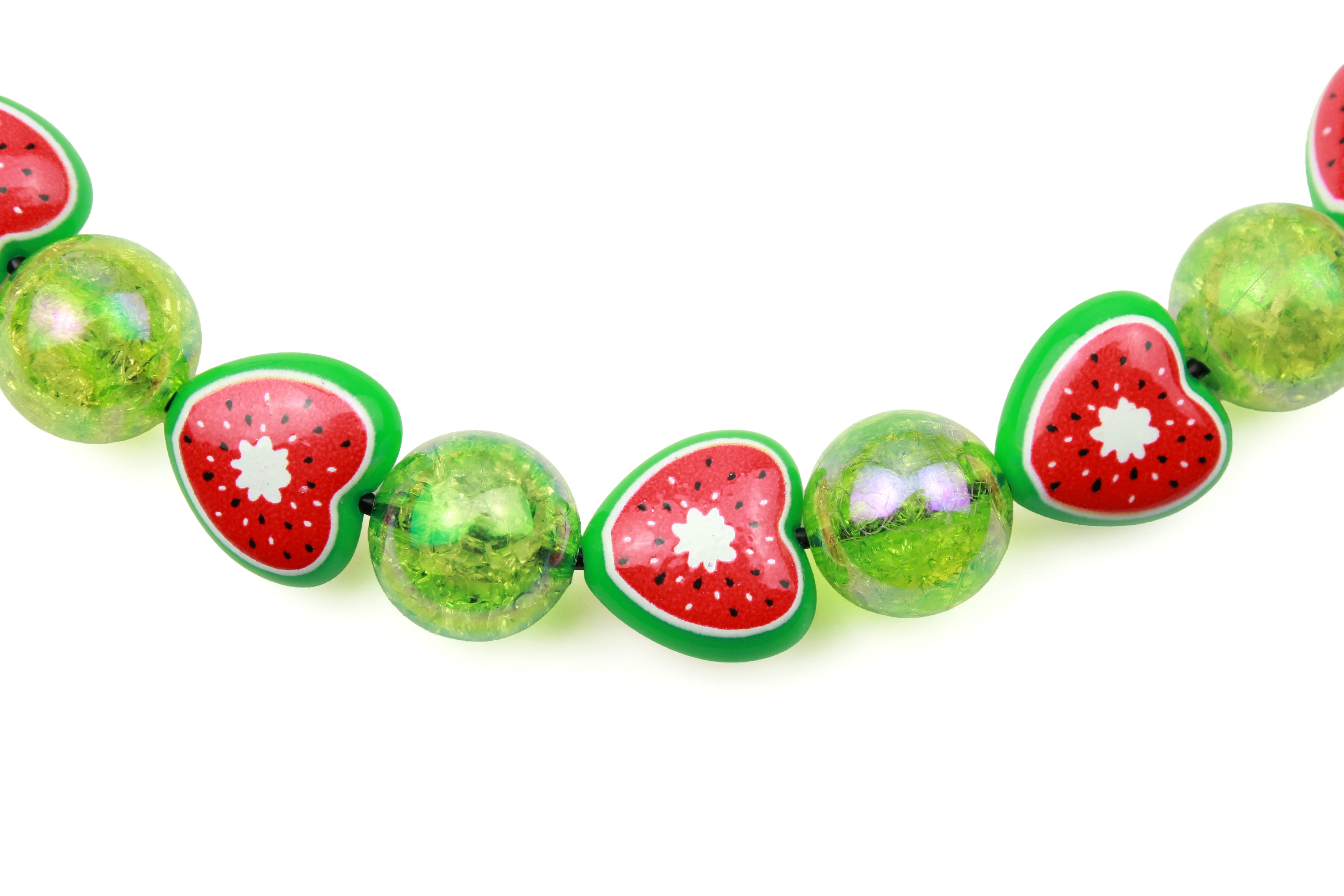Mini Melon Madness Bead Dog Collar