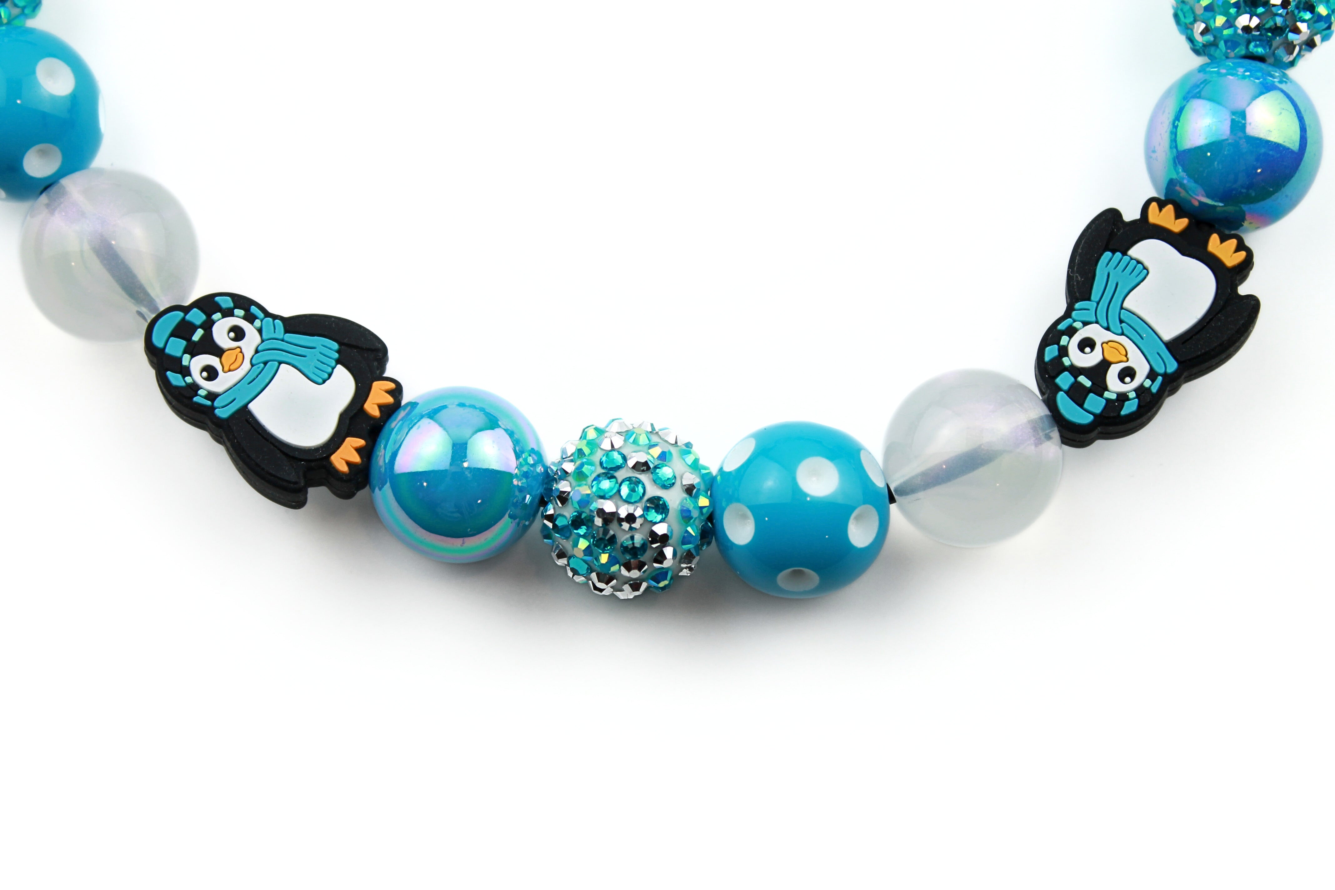 Penguin Party Bead Dog Collar