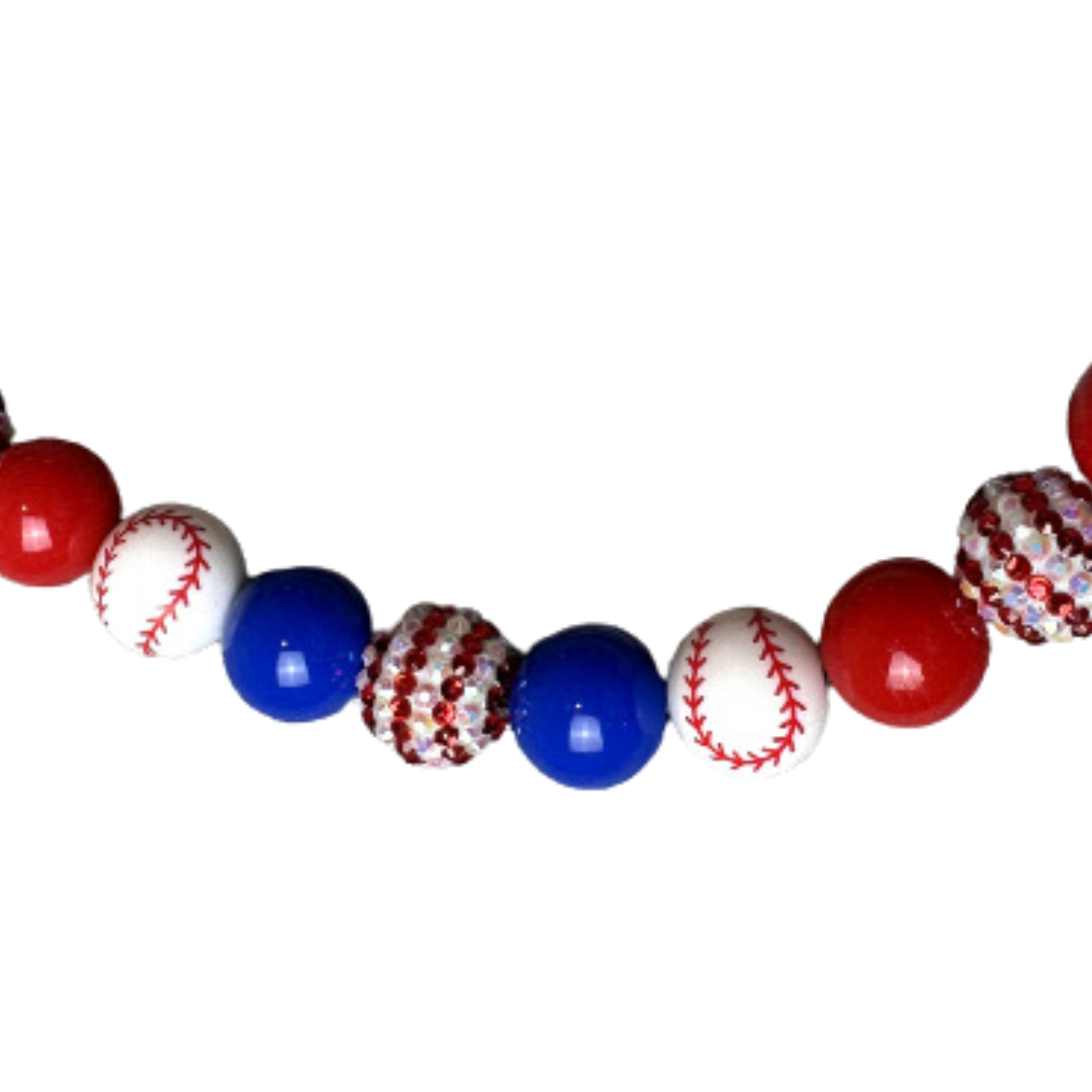 Play Ball - Phillies Themed Dog Bead Collar