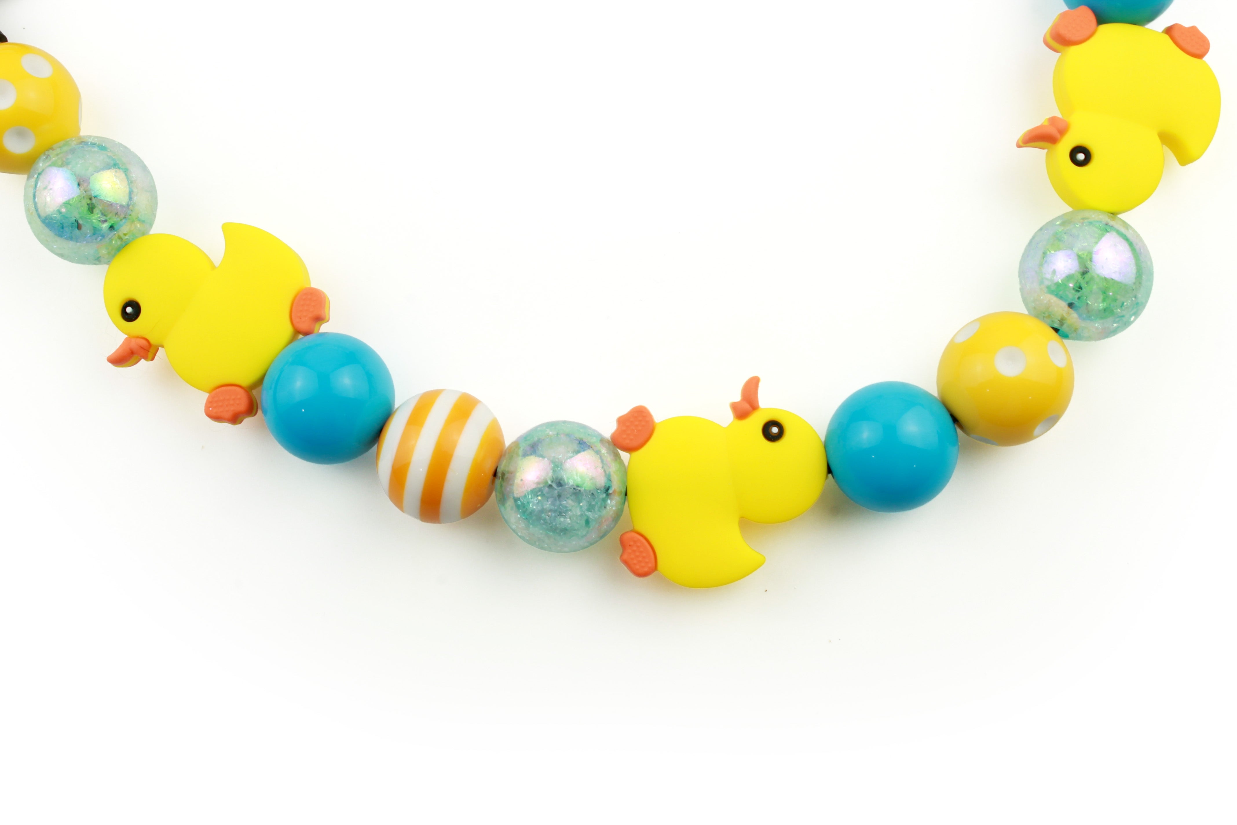 Rubber Ducky Bead Dog Collar