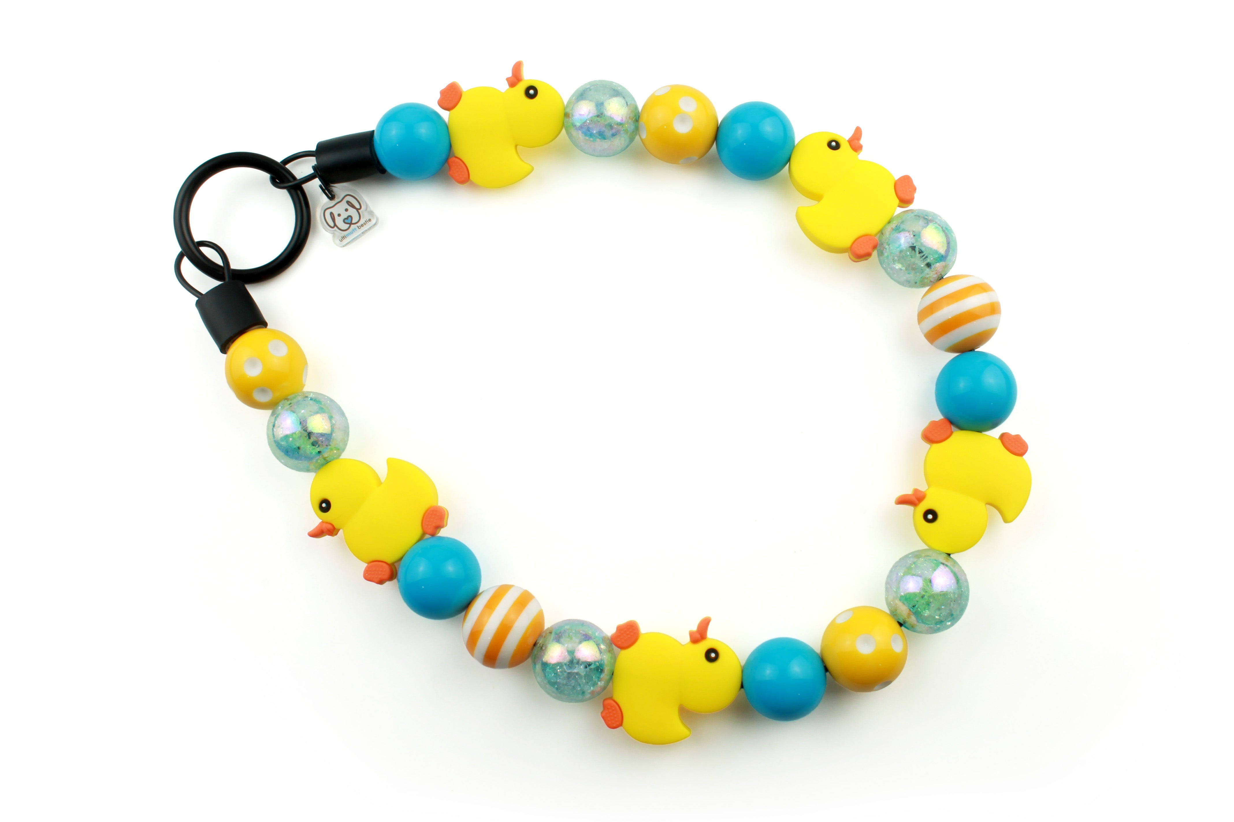 Rubber Ducky Bead Dog Collar