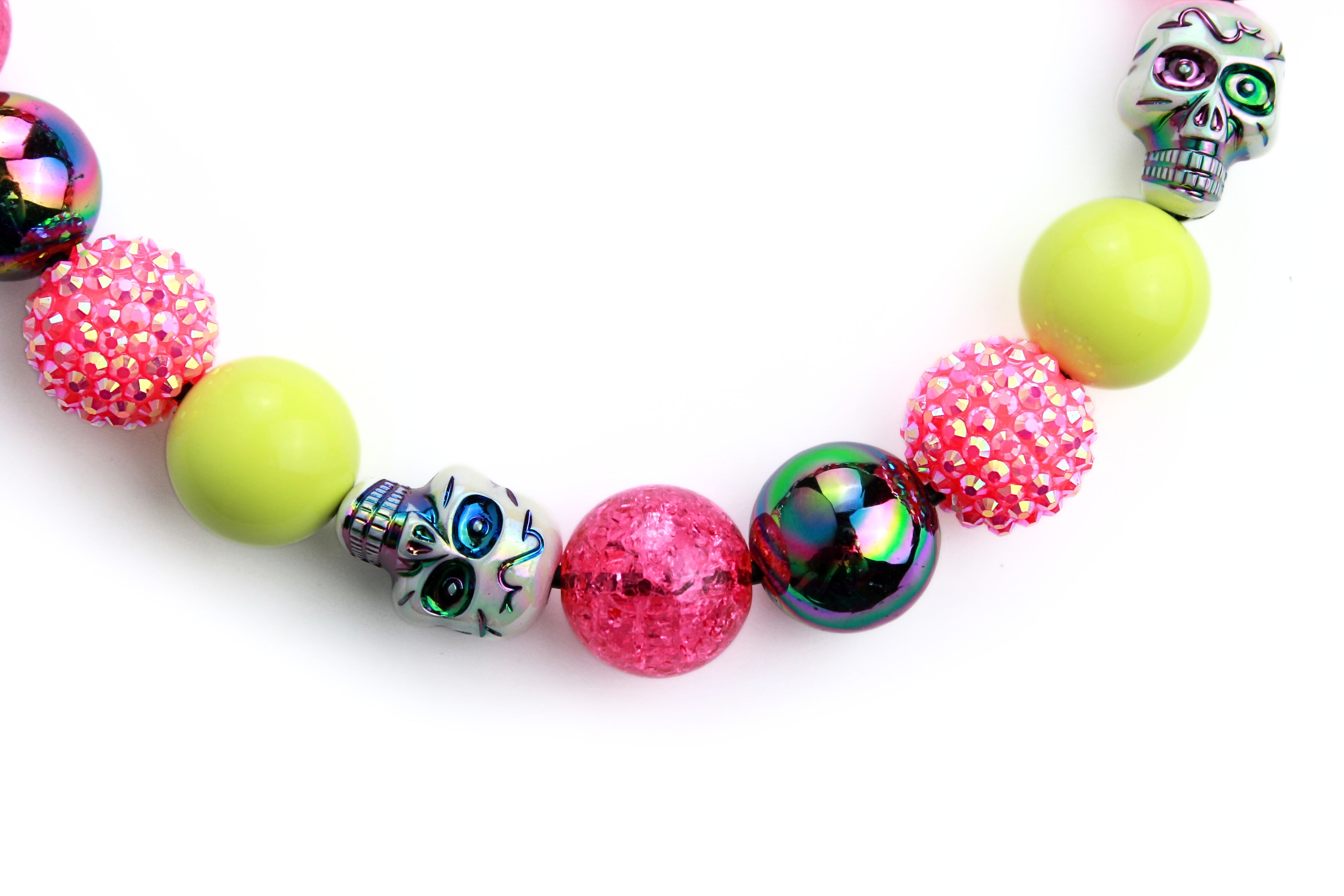 Mummies Girl Bead Dog Collar