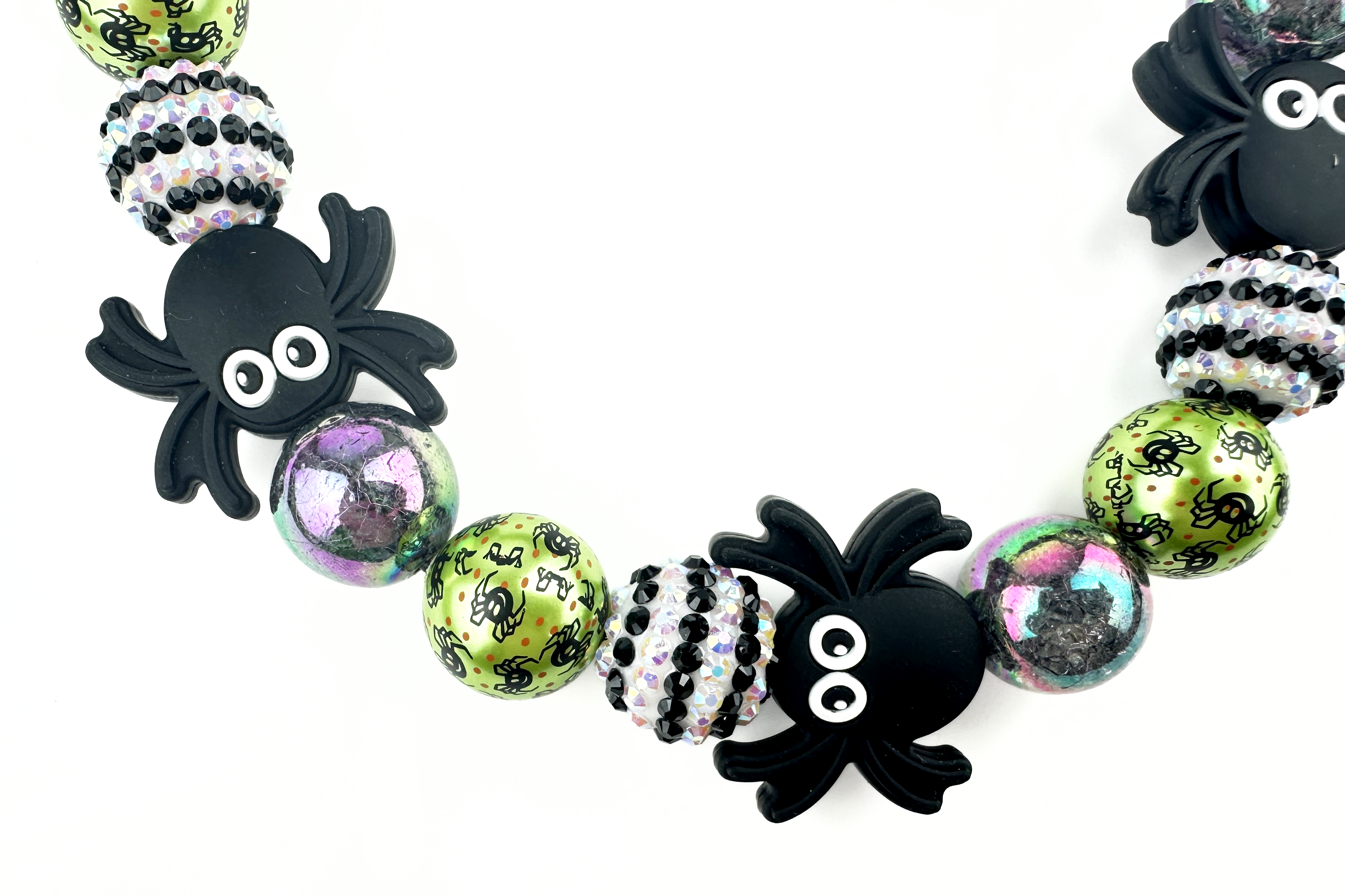 Spider Adjustable Bead Dog Collar