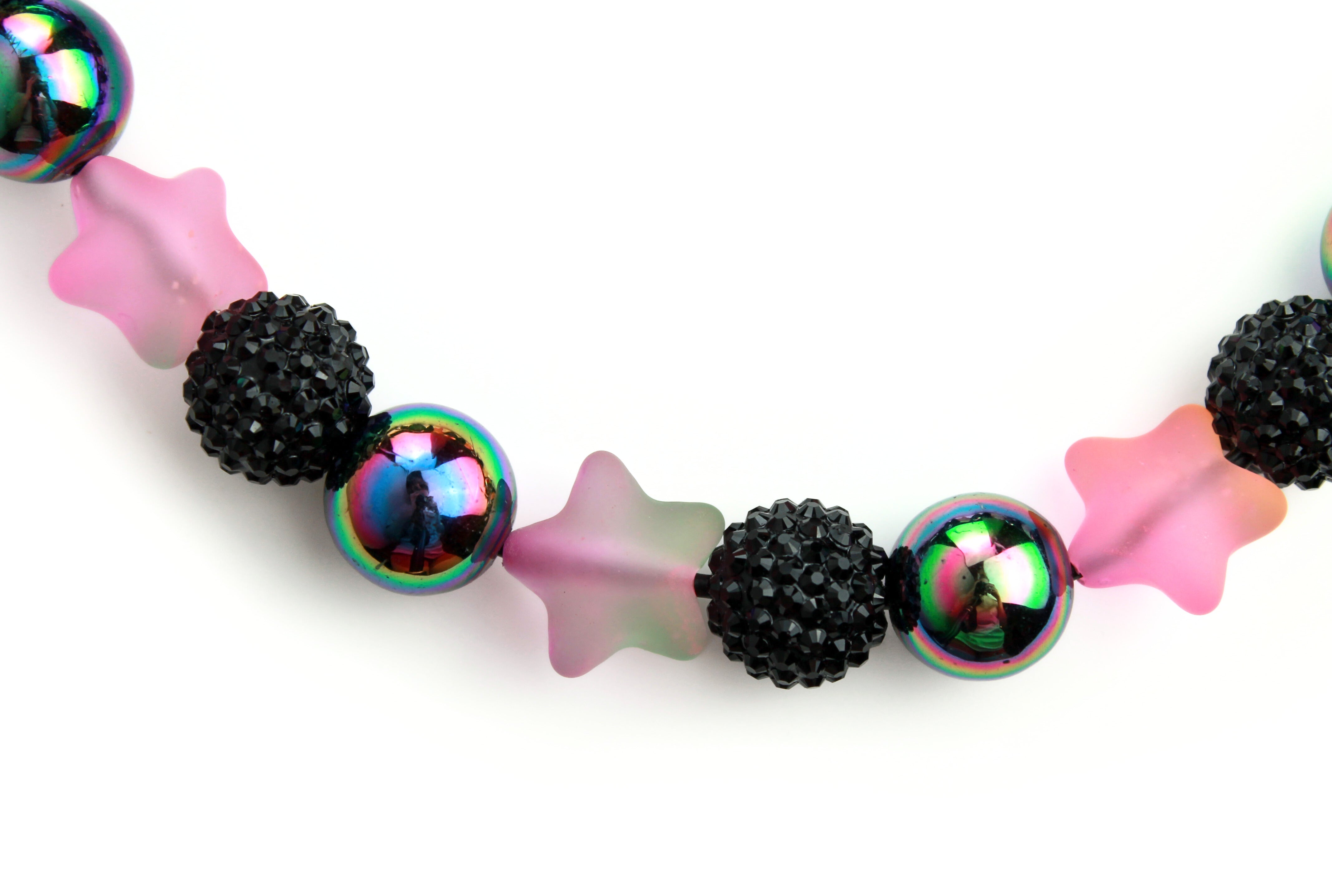 Star Fall Bead Dog Collar