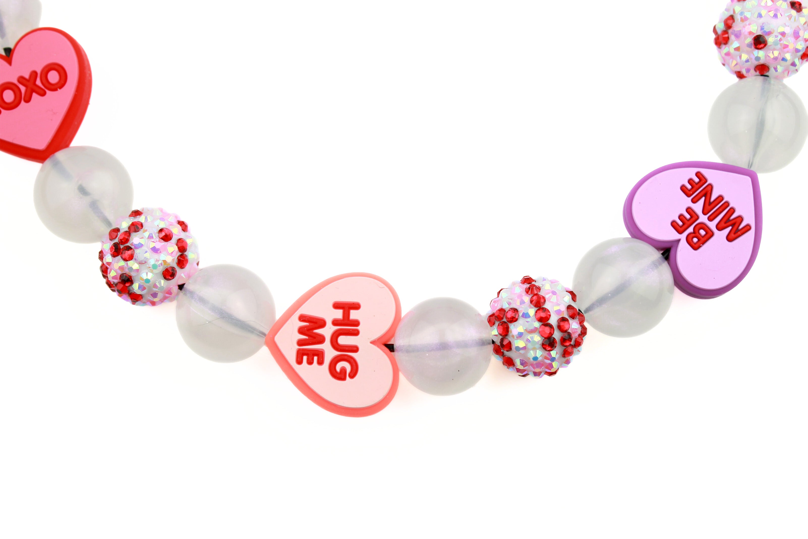 SweetHeart Bead Dog Collar