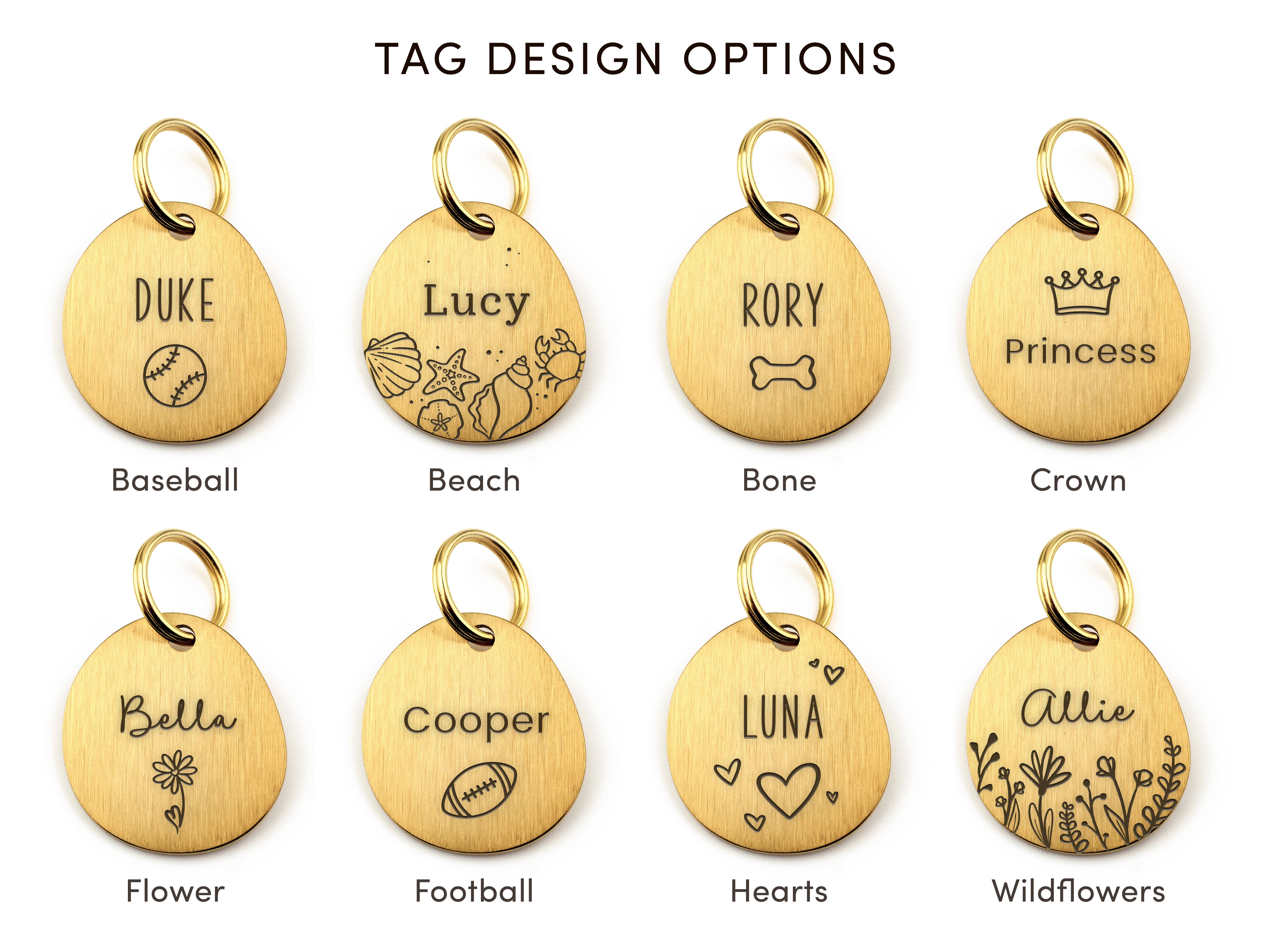 Gold Stainless Steel ID Tag