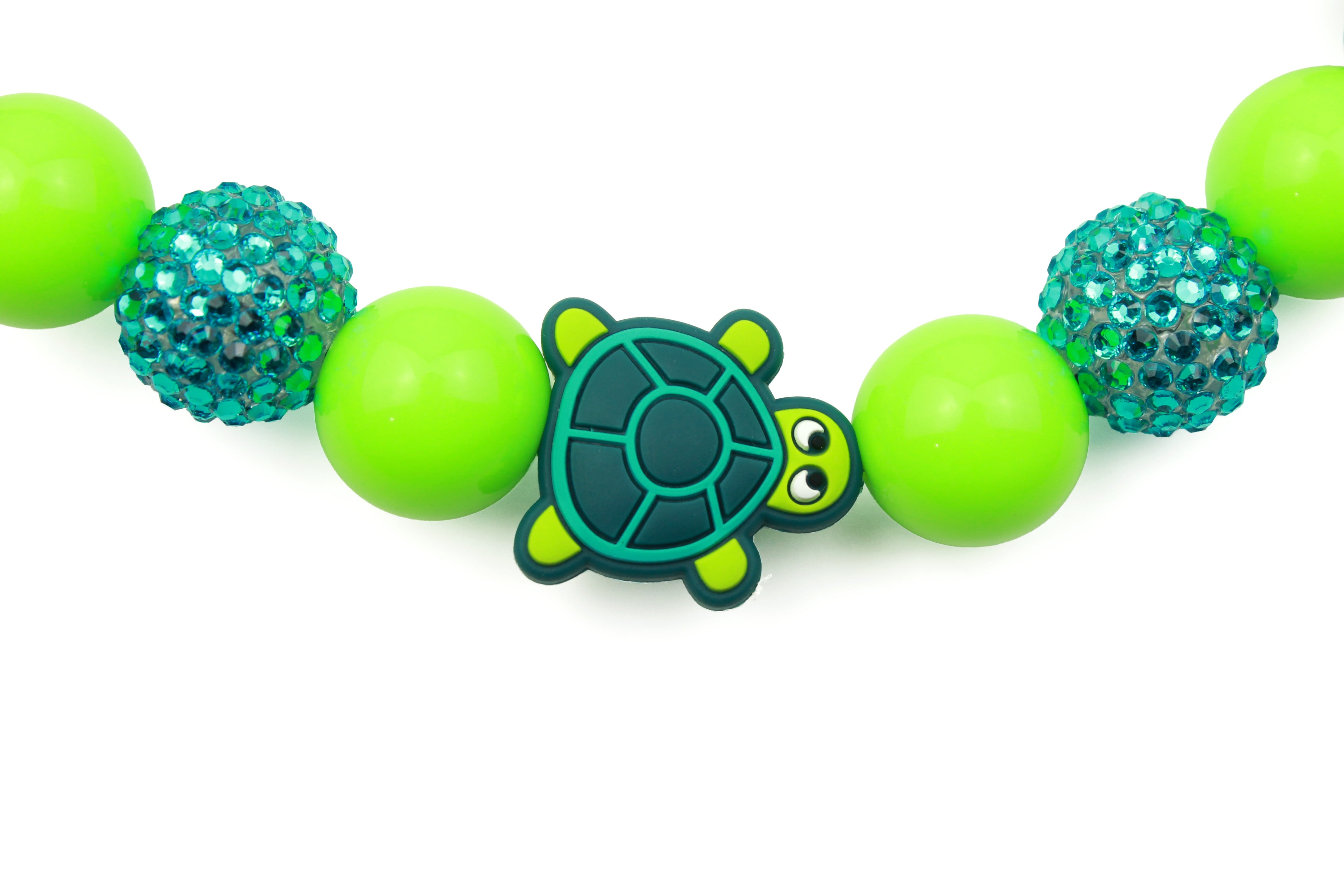 Turtle Shell Bead Dog Collar