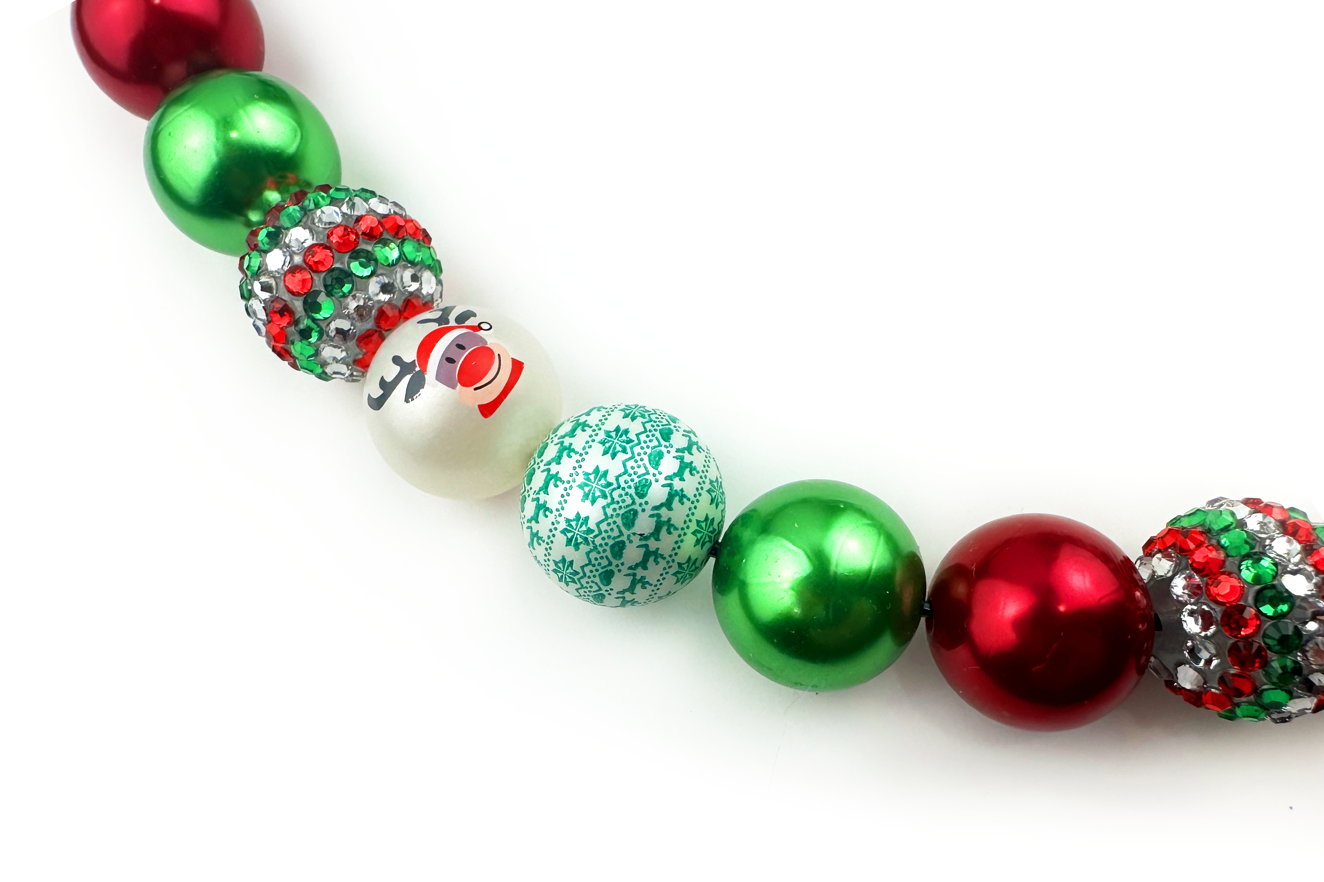 Ugly Sweater Bead Dog Collar