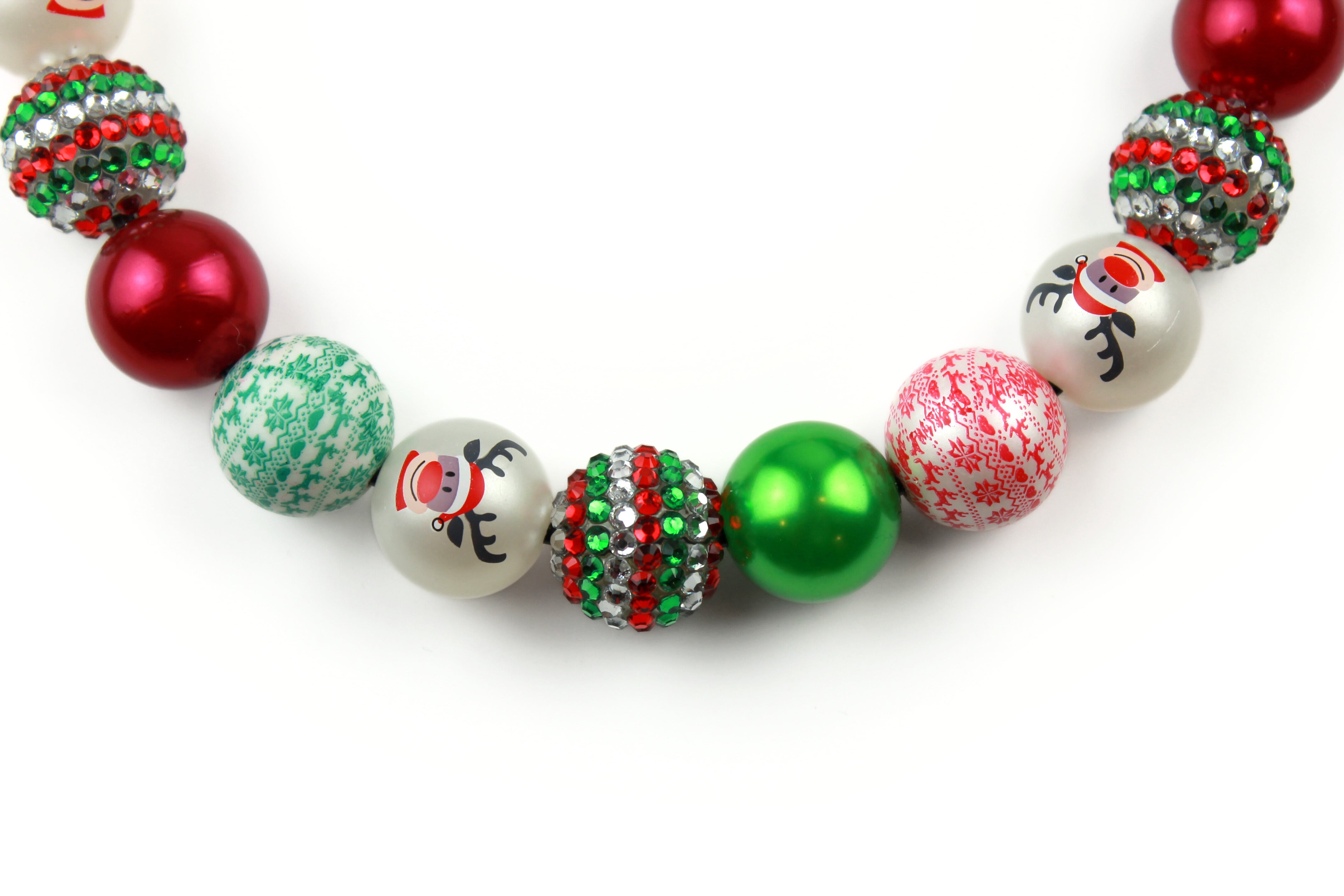 Ugly Sweater Bead Dog Collar