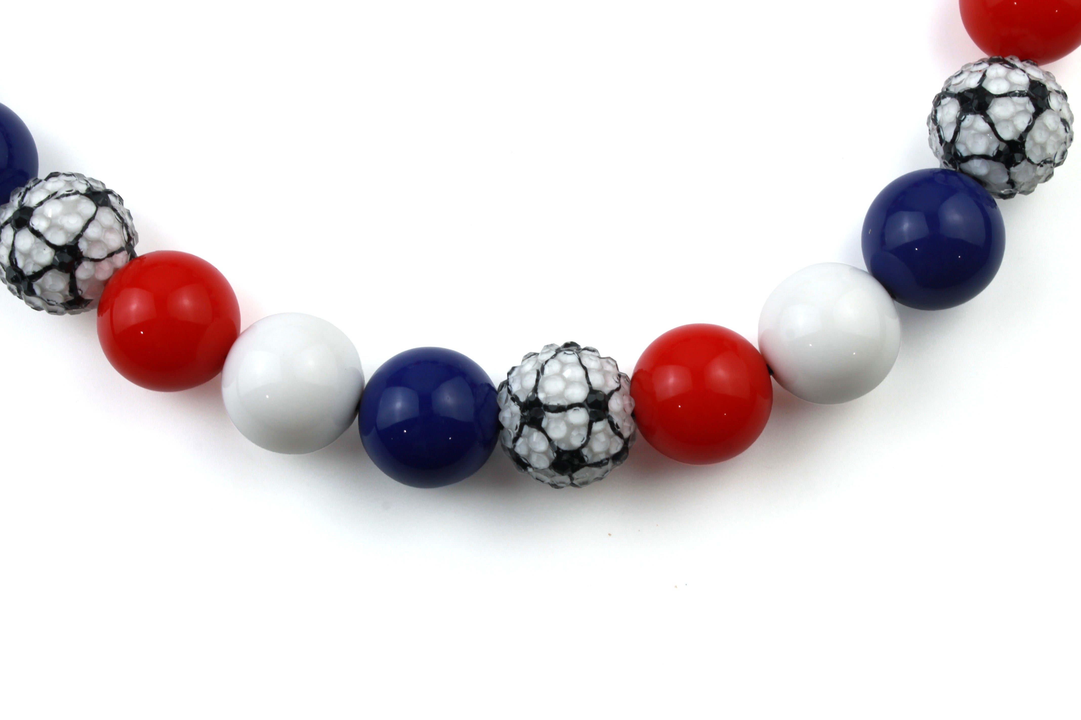 Soccer Team Bead Dog Collar