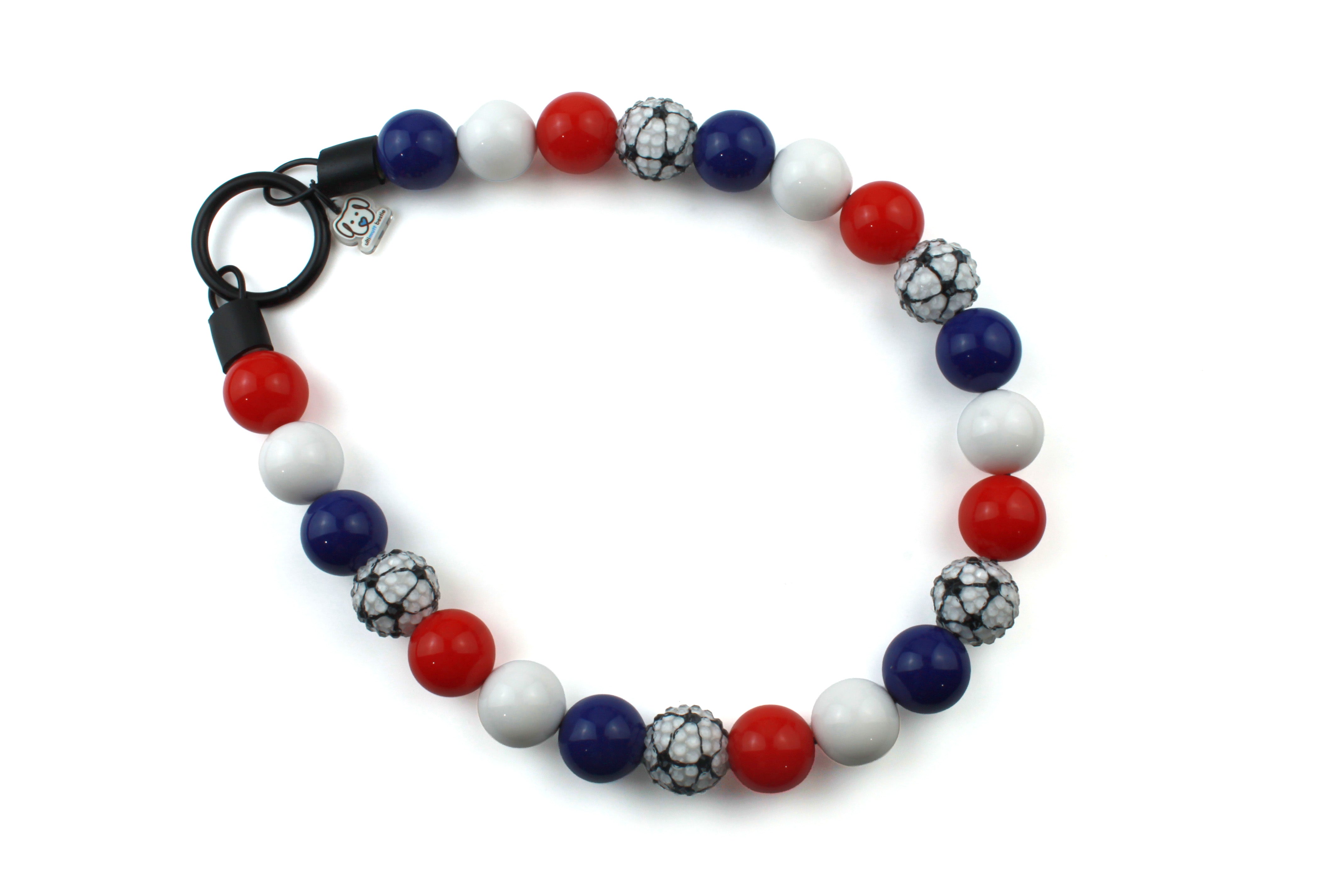 Soccer Team Bead Dog Collar
